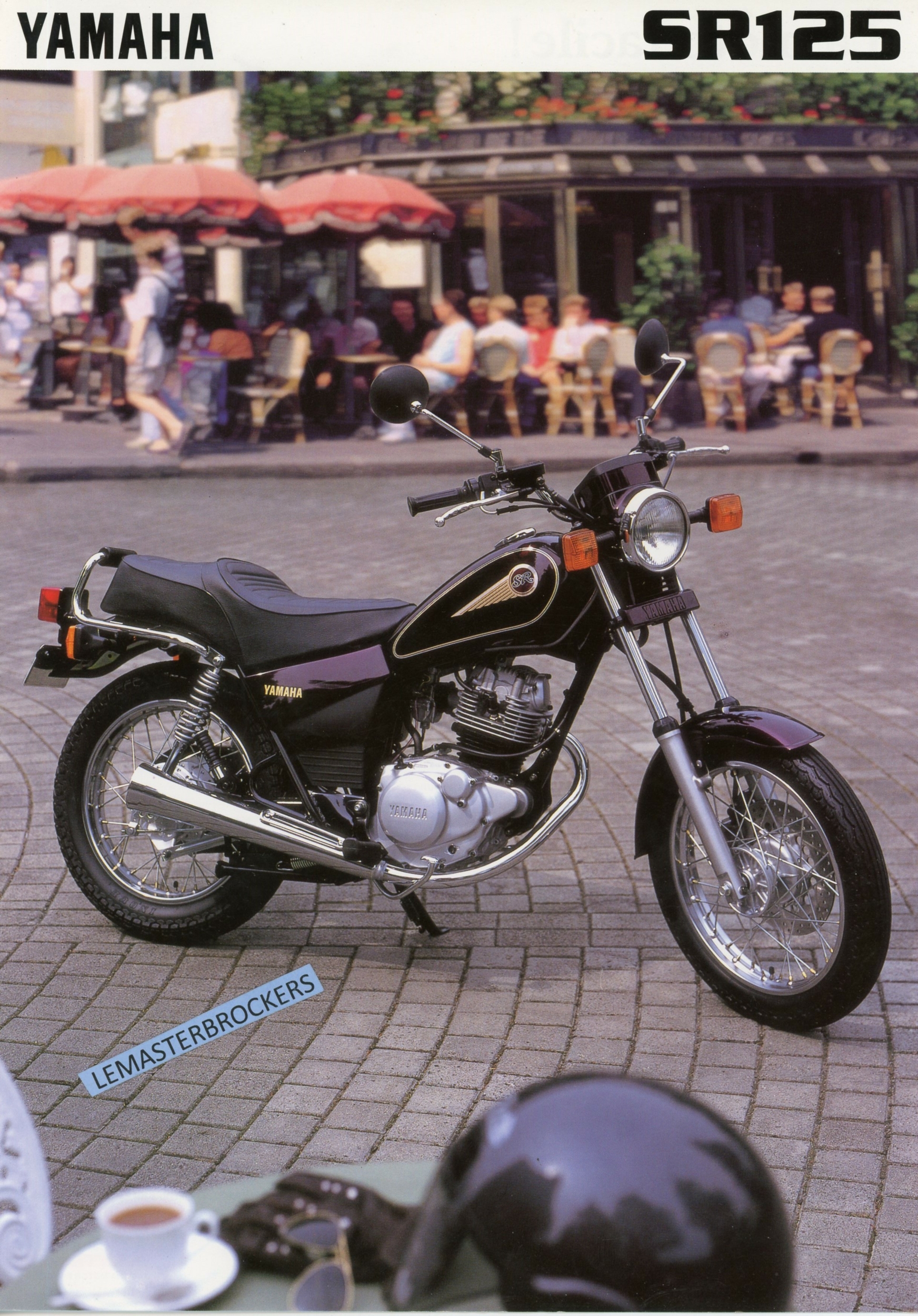 YAMAHA SR125 - BROCHURE MOTO SR 125 - 1997