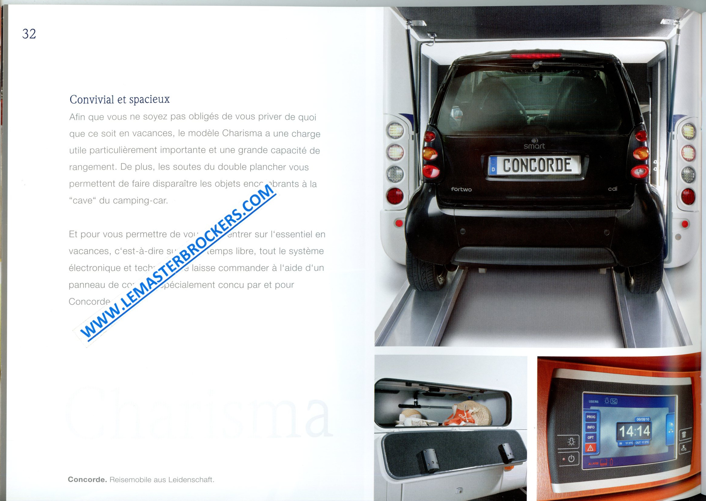 CATALOGUE CAMPING-CAR CONCORDE GARAGE SMART