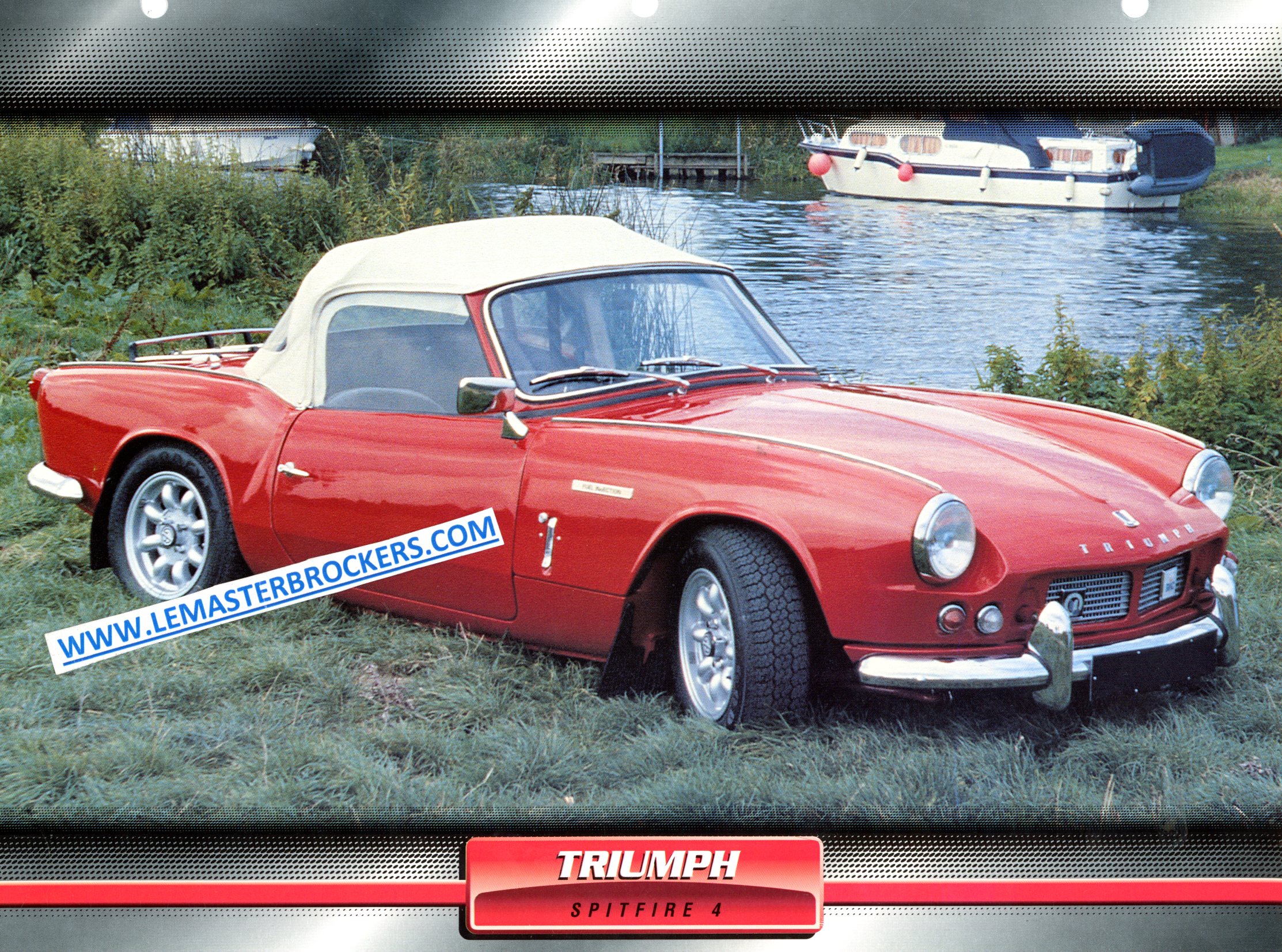 TRIUMPH SPITFIRE MK 4 MK4  1962 FICHE AUTO LITTÉRATURE AUTOMOBILE
