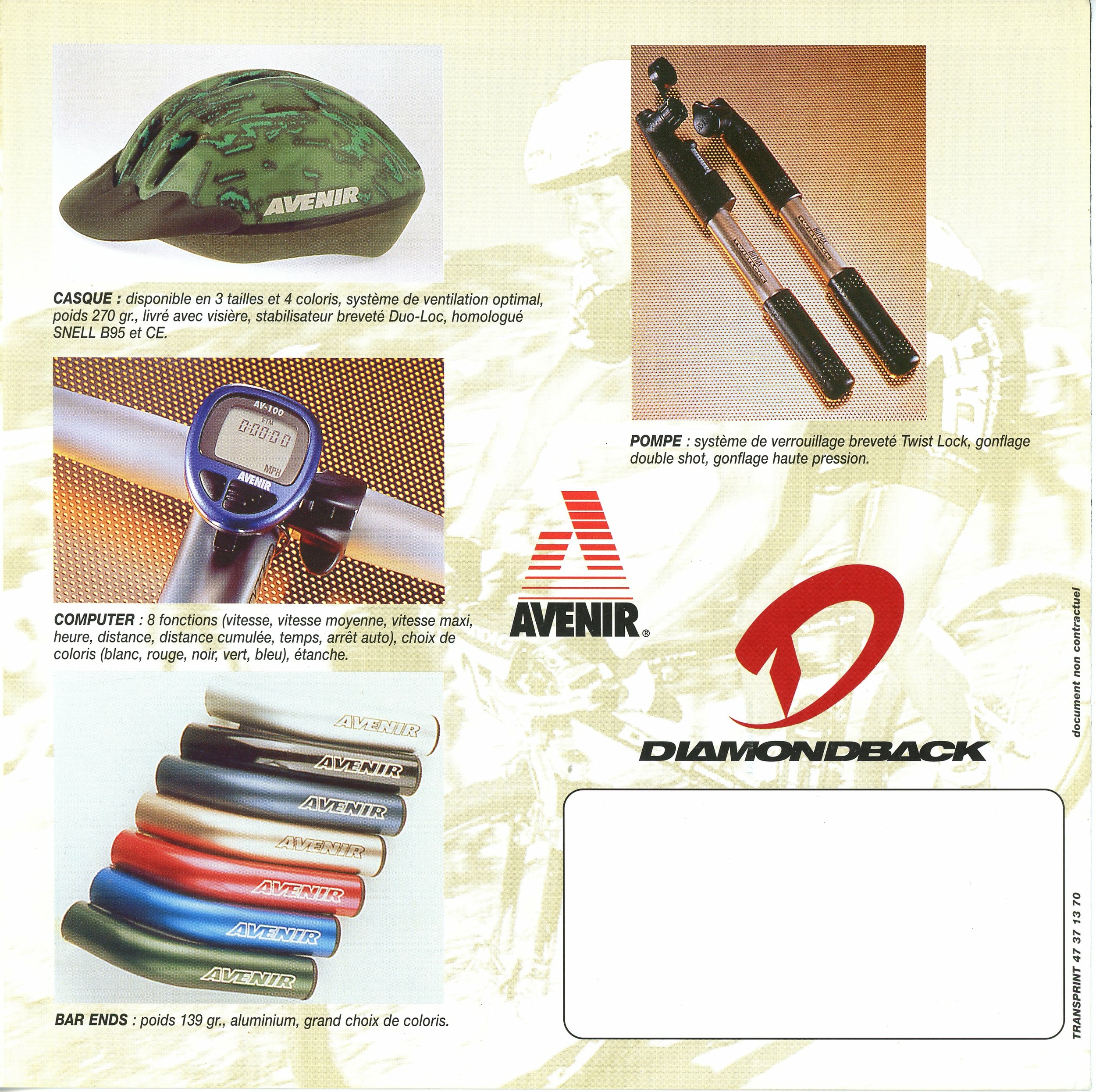 BROCHURE-BIKES-DIAMONDBACK-1996-VELO-BMX-LEMASTERBROCKERS