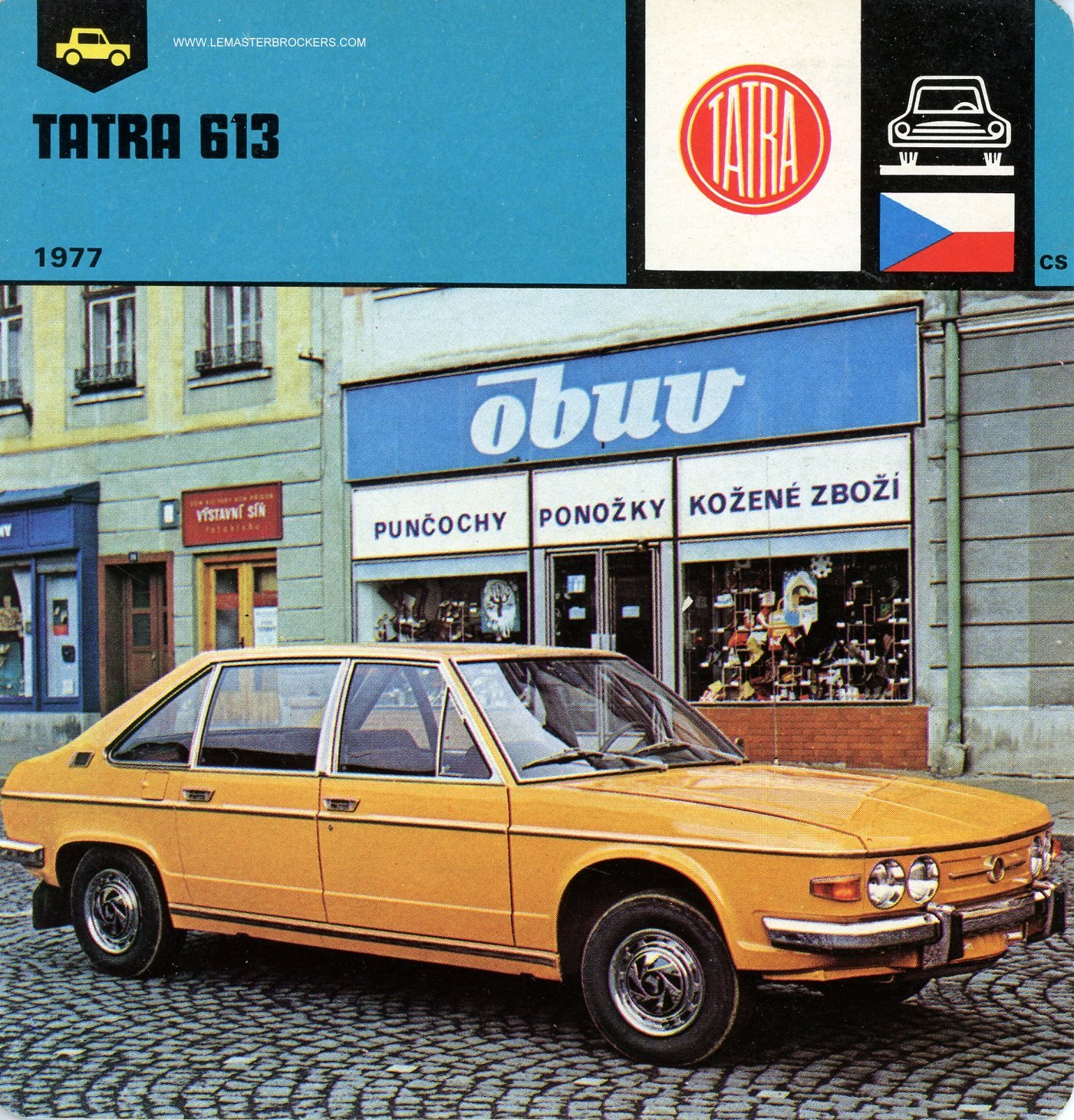 FICHE AUTO TATRA 613  1977
