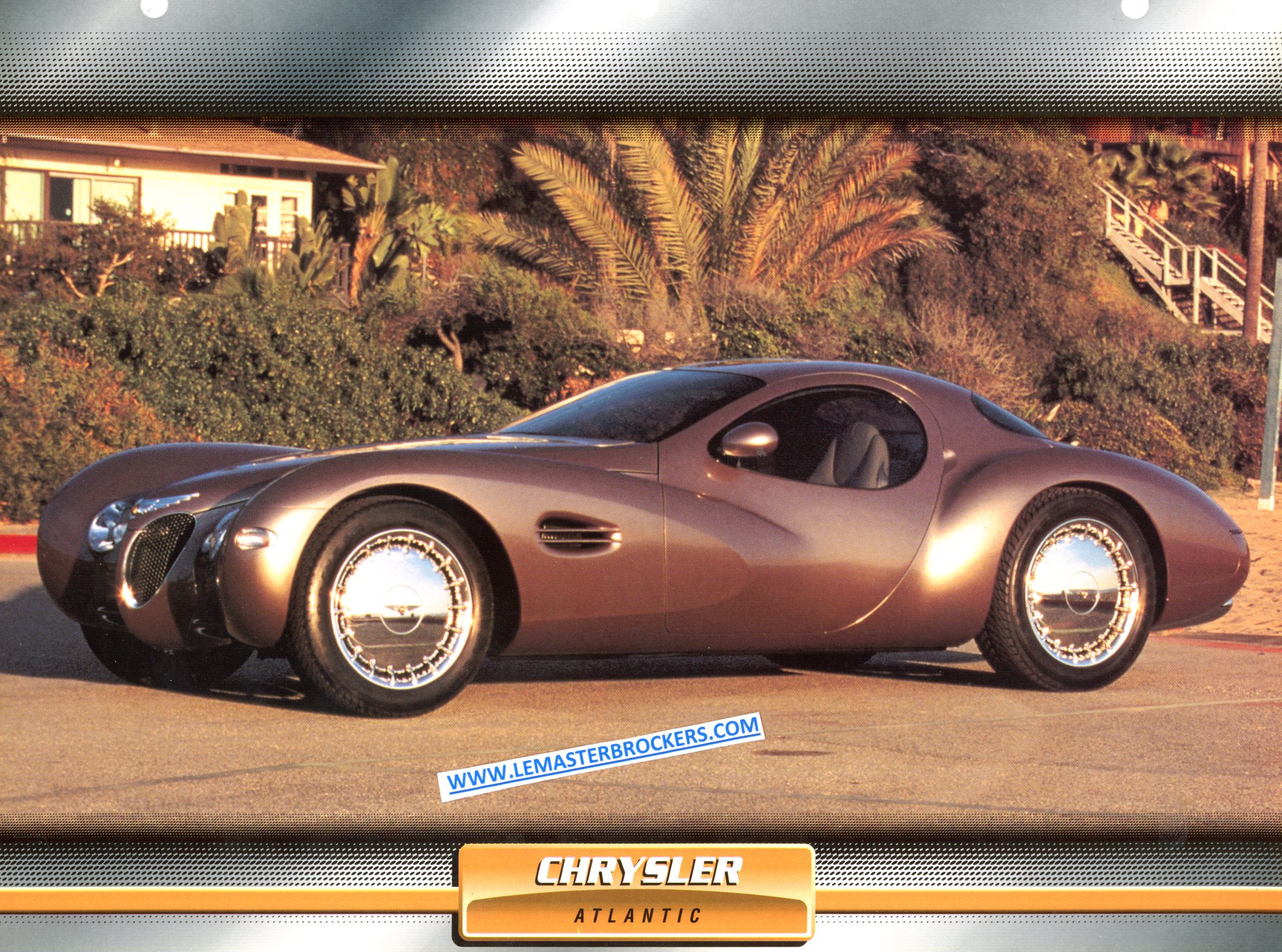 CHRYSLER ATLANTIC 1995 FICHE LITTÉRATURE AUTOMOBILE PROTOTYPE