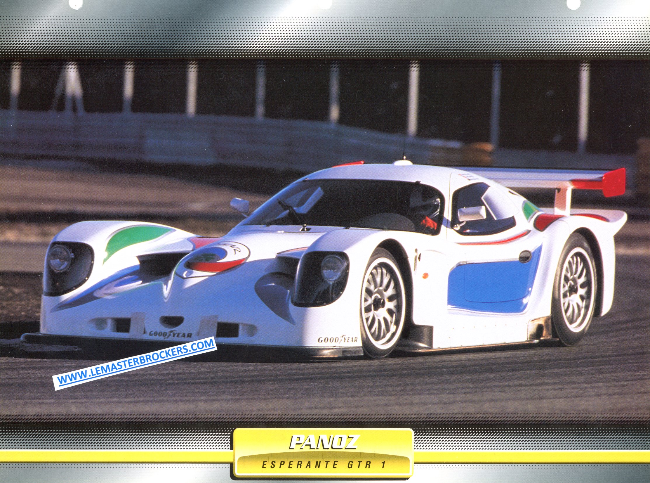 PANOZ ESPERANTE GTR 1 1997 FICHE LITTÉRATURE AUTOMOBILE