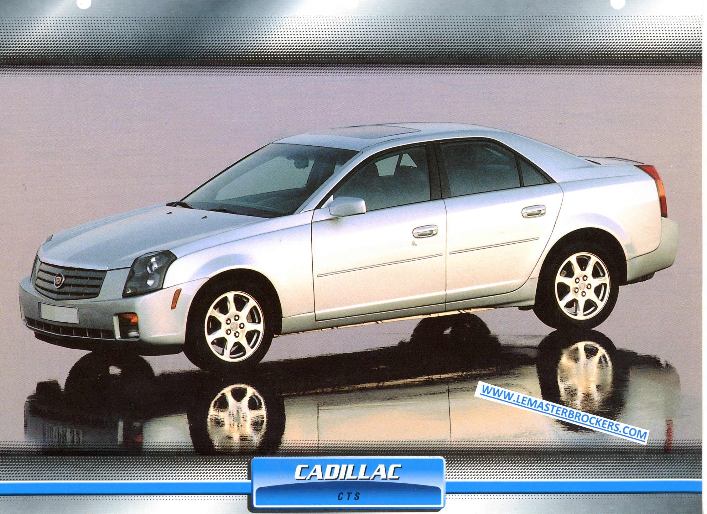 CADILLAC CTS 2001 FICHE LITTÉRATURE AUTOMOBILE