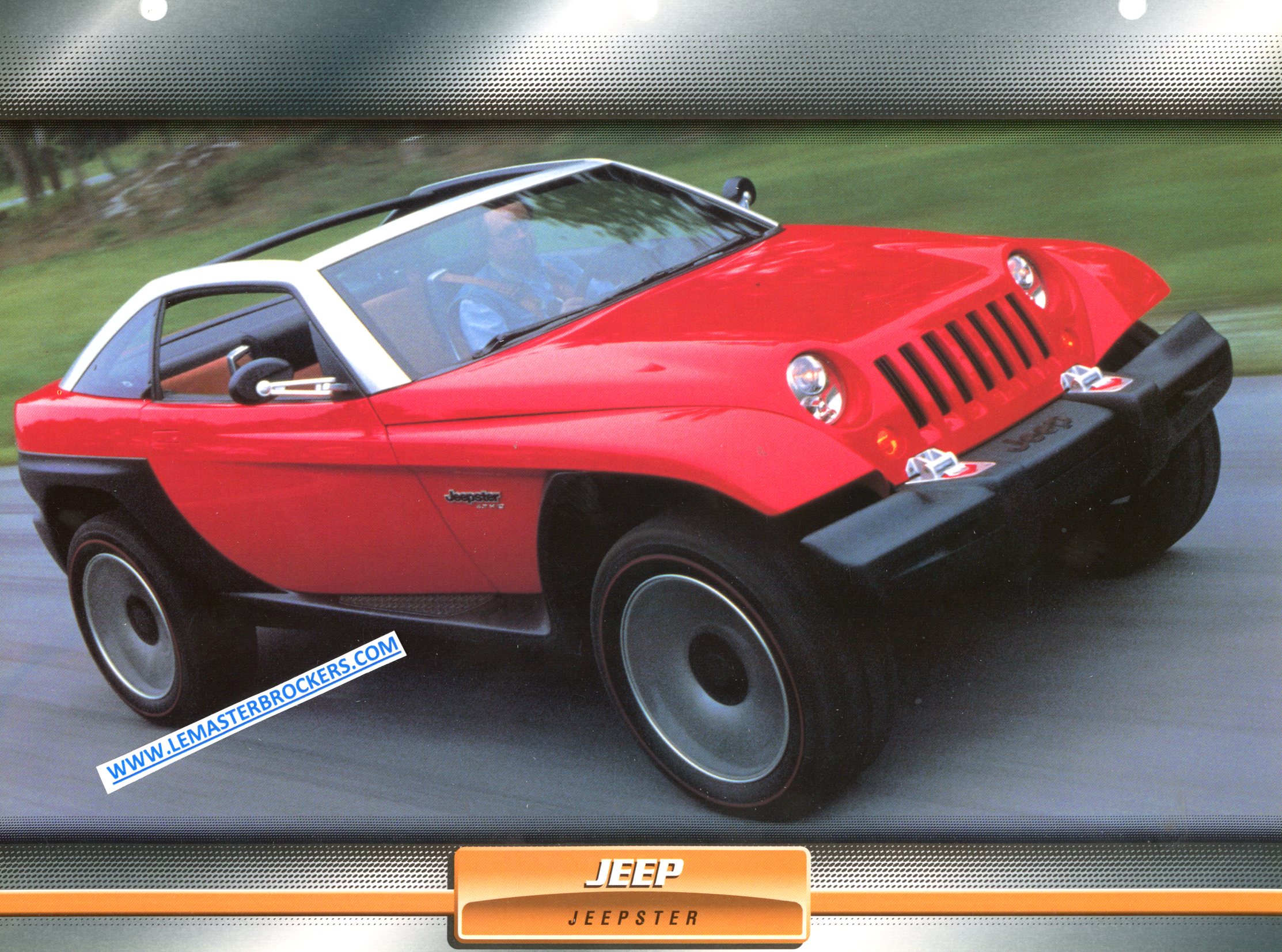JEEP JEEPSTER 1998 FICHE LITTÉRATURE AUTOMOBILE