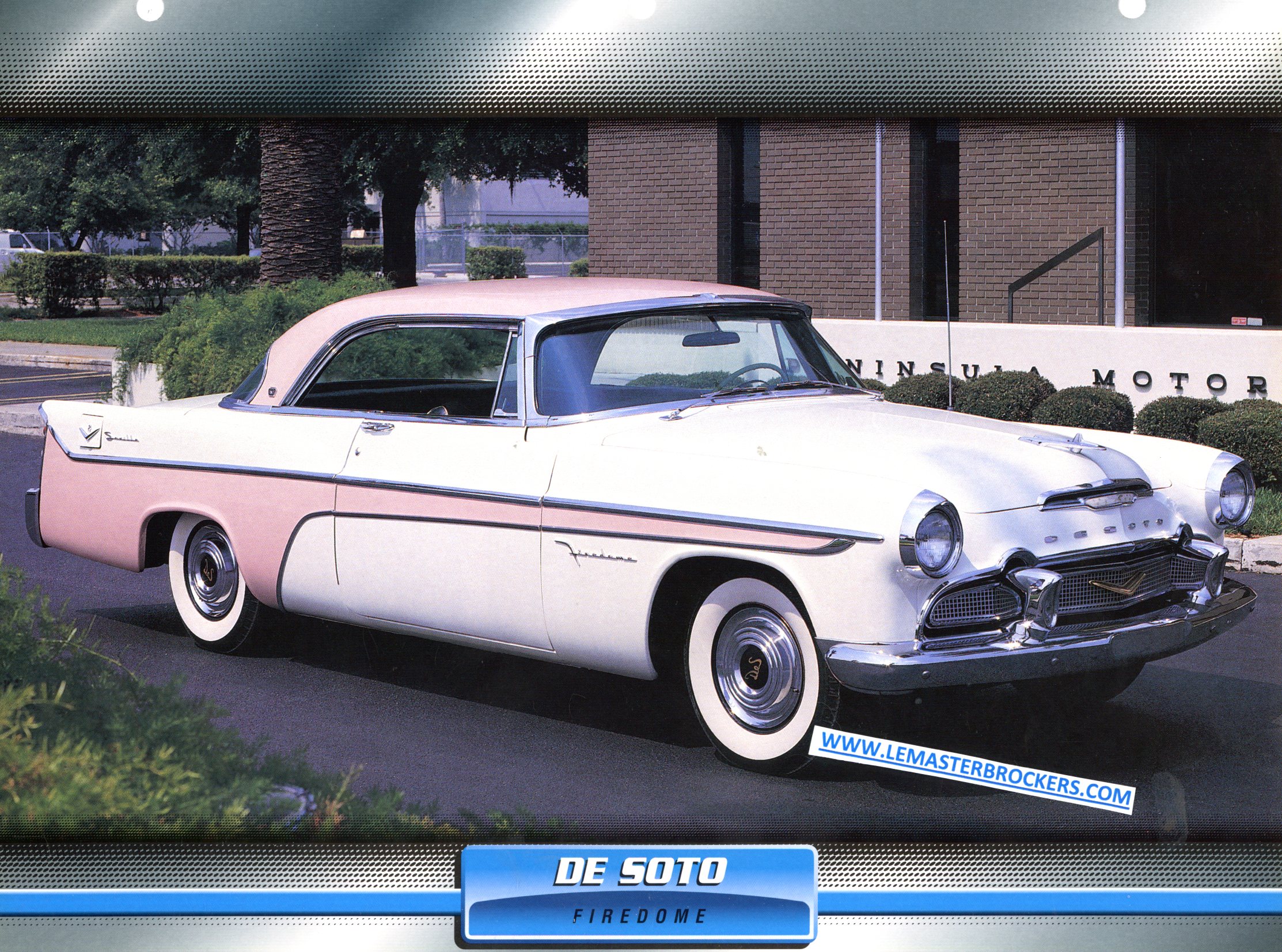 CORD FIREDOME 1956 FICHE LITTÉRATURE AUTOMOBILE
