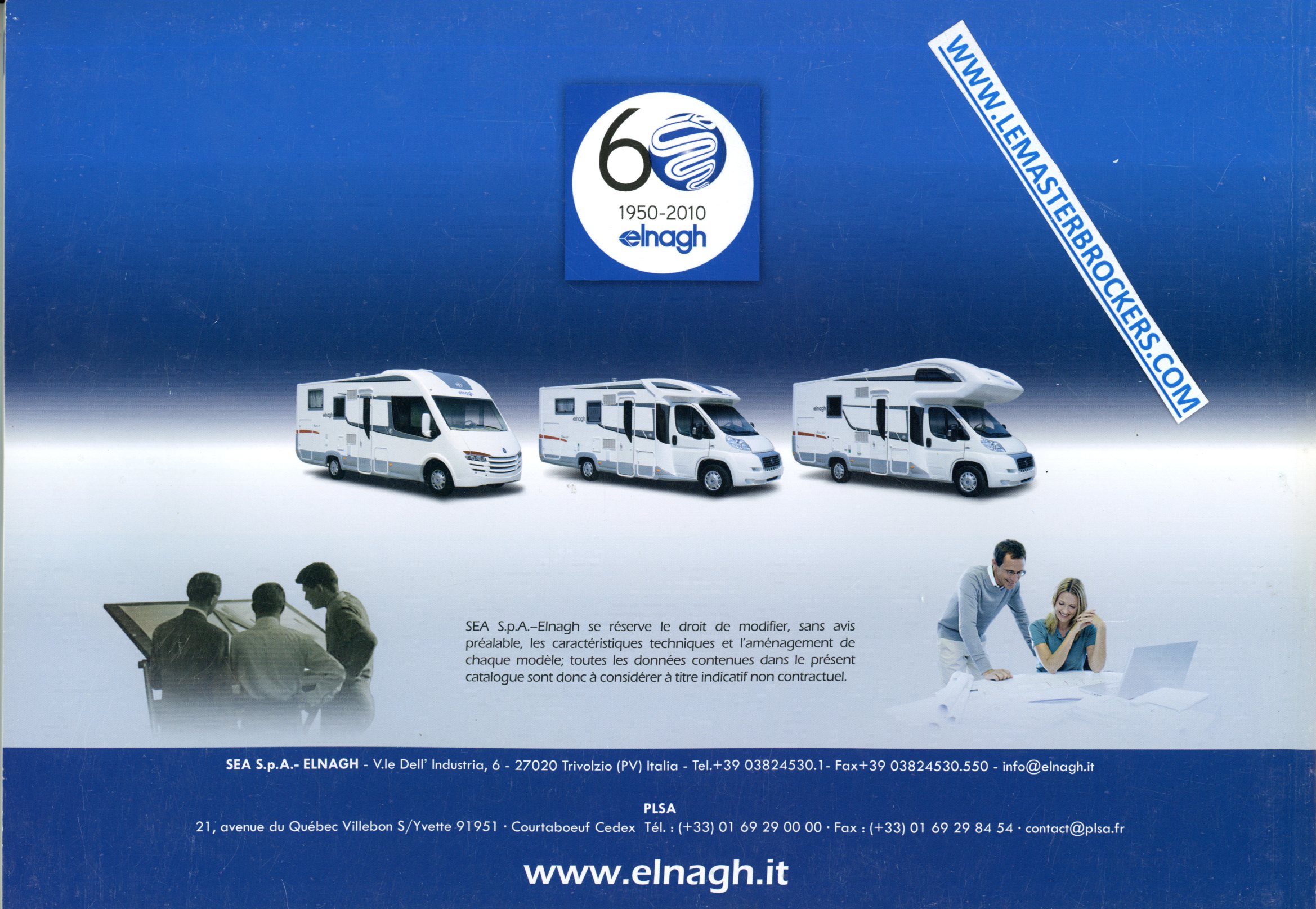 brochure ELNAGH GAMME 2011 CATALOGUE CAMPING-CAR ORIGINAL