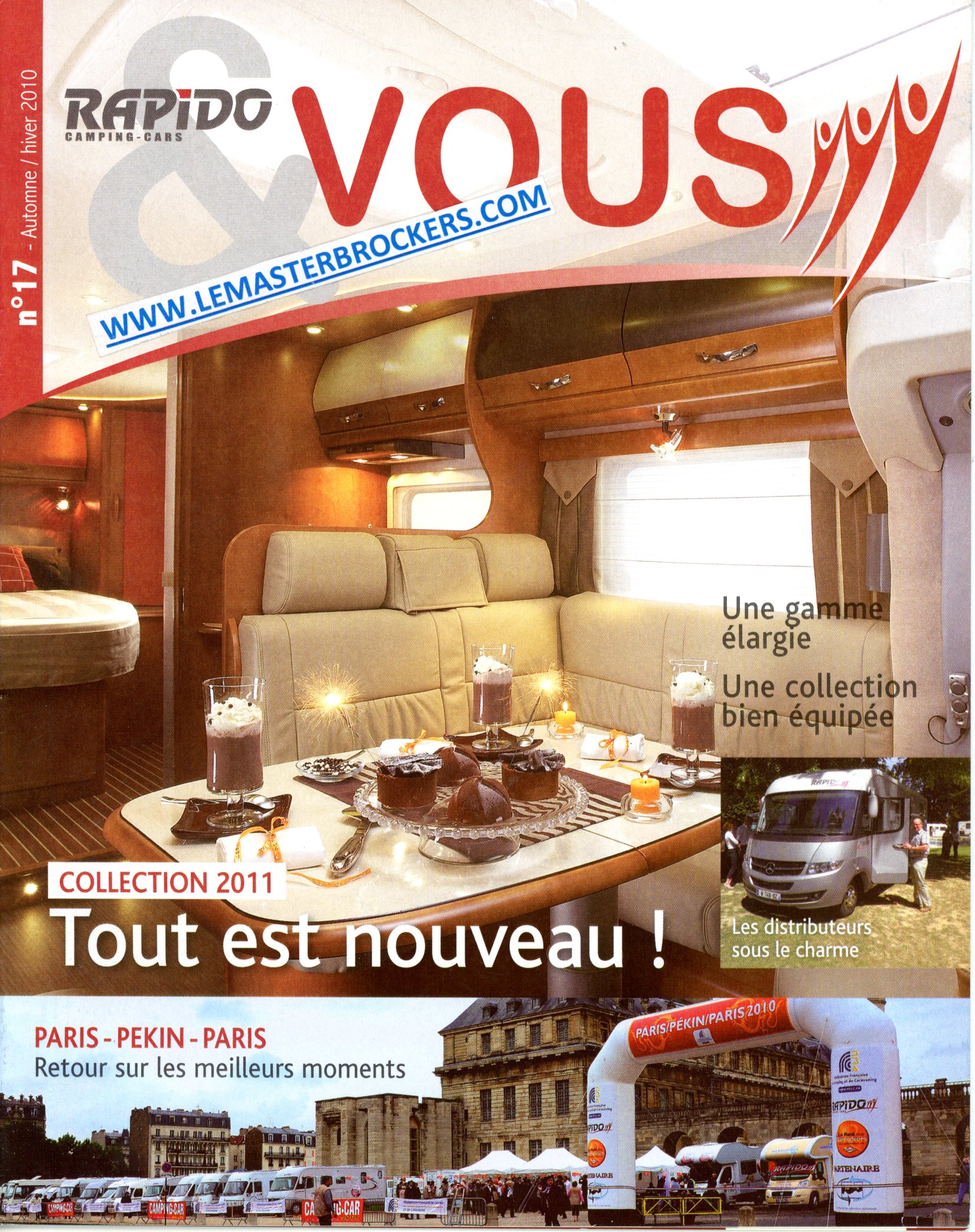 RAPIDO NUMERO 17 DU MAGAZINE DES CAMPING CARISTES DE 2010