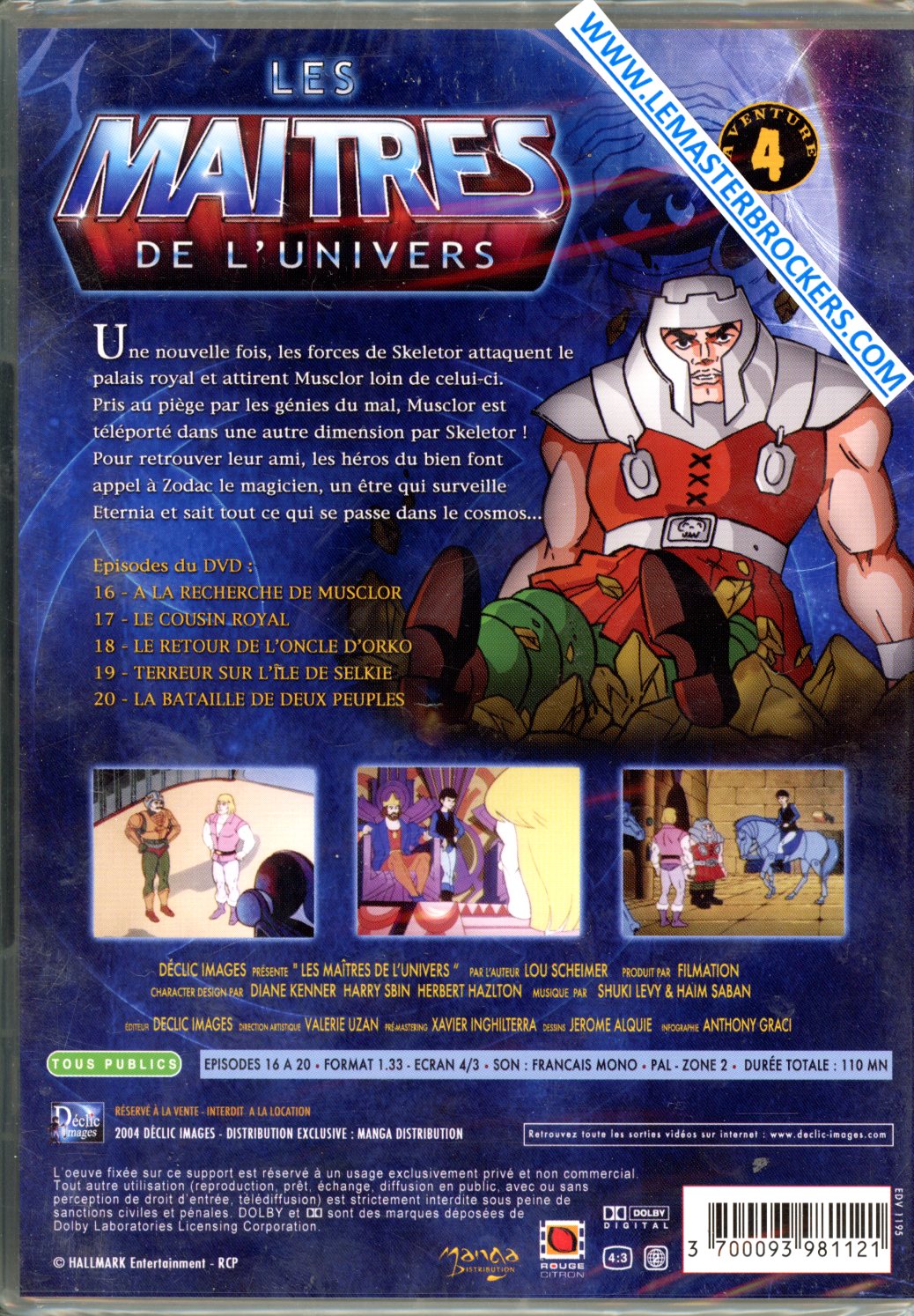 dvd neuf LES MAÎTRES DE L UNIVERS 370009391121