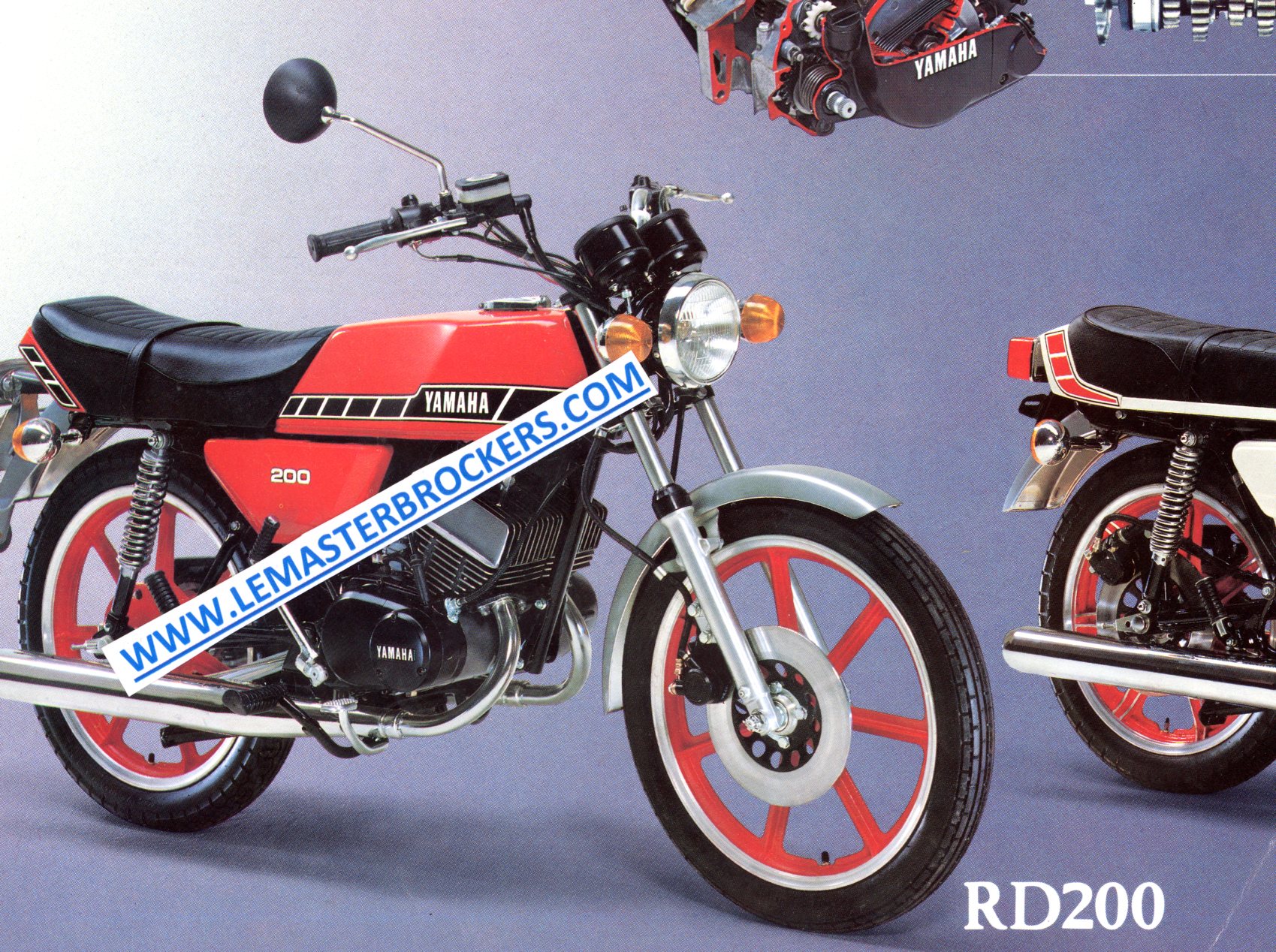 catalogue moto yamaha rd 200 rd200