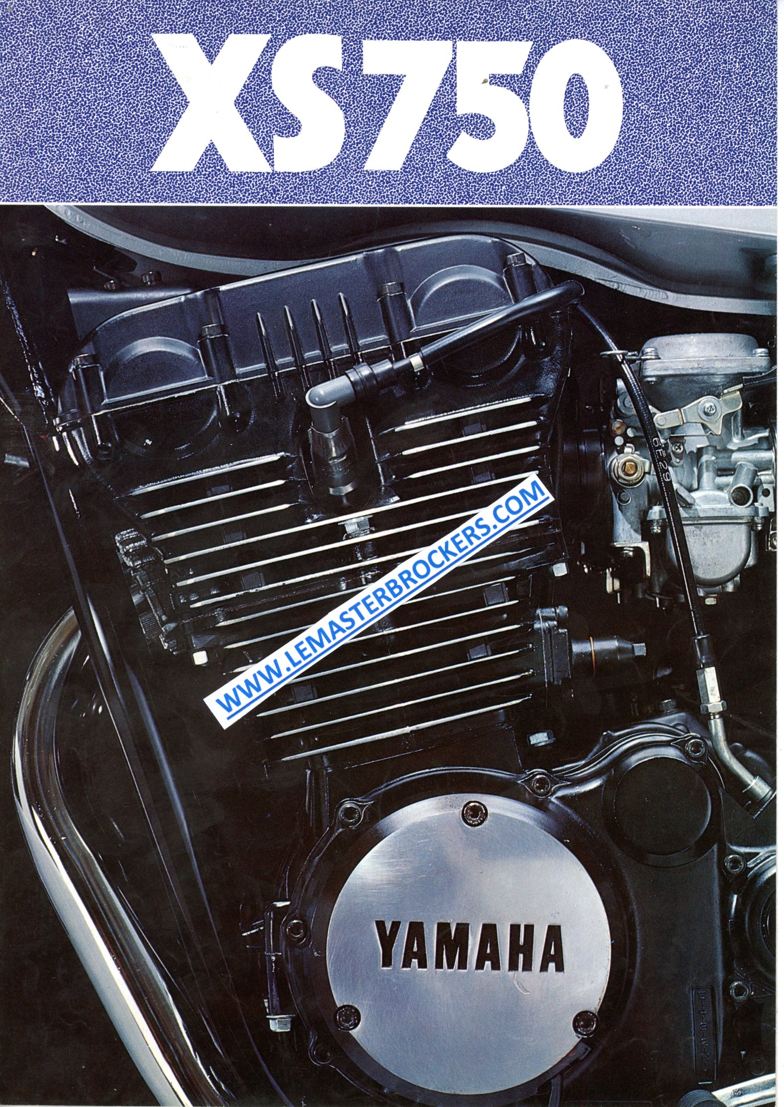 BROCHURE MOTO YAMAHA XS750 DOCH 750 XS
