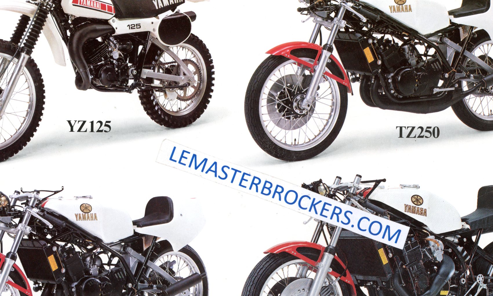 brochure moto YAMAHA COMPETITION TZ250 TZ350 TZ750