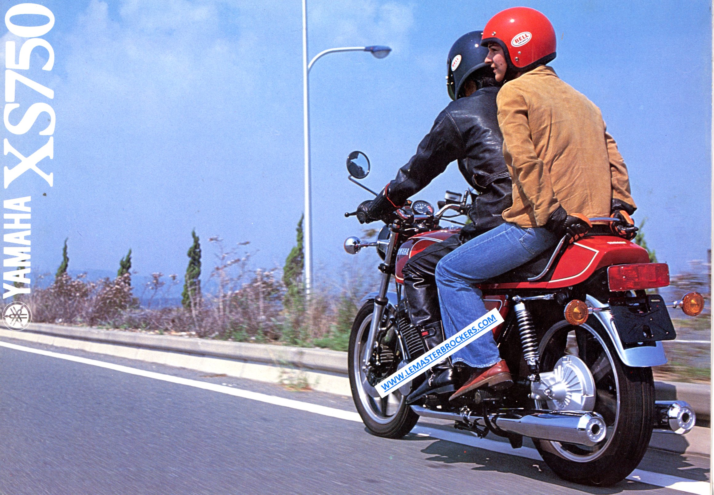 YAMAHA XS 750 DOHC XS750 - BROCHURE MOTO VINTAGE DE 1979