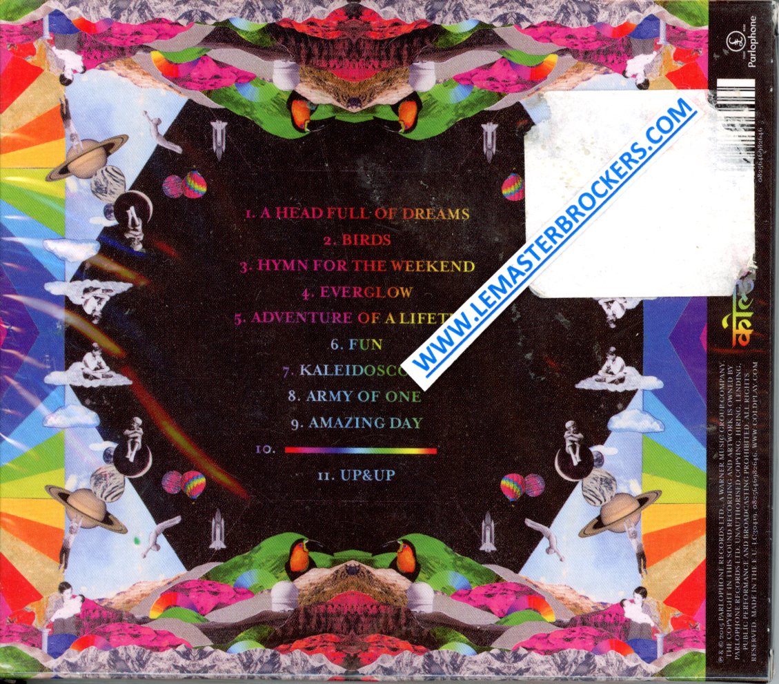 cd audio COLDPLAY A HEAD FULL OF DREAMS