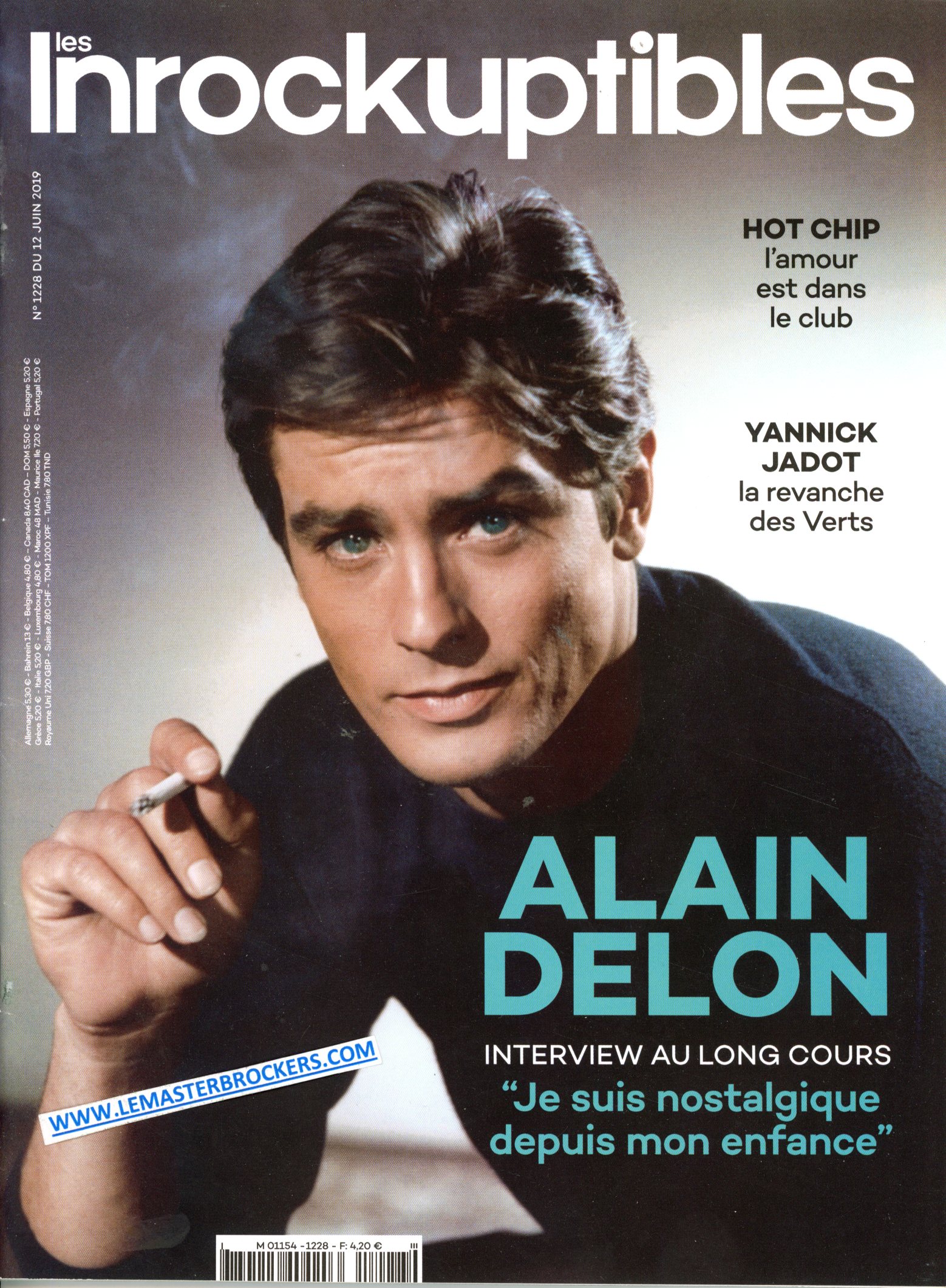 LES INROCKUPTIBLES 1228 DE 2019 - ALAIN DELON - YANNICK JADOT - HOT CHIP - ASSAYAS