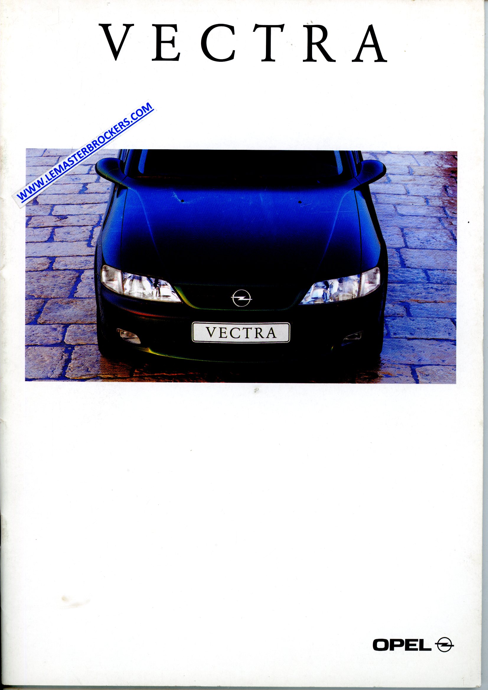brochure OPEL VECTRA GL BEAUTY CD GT CDX DE 1995