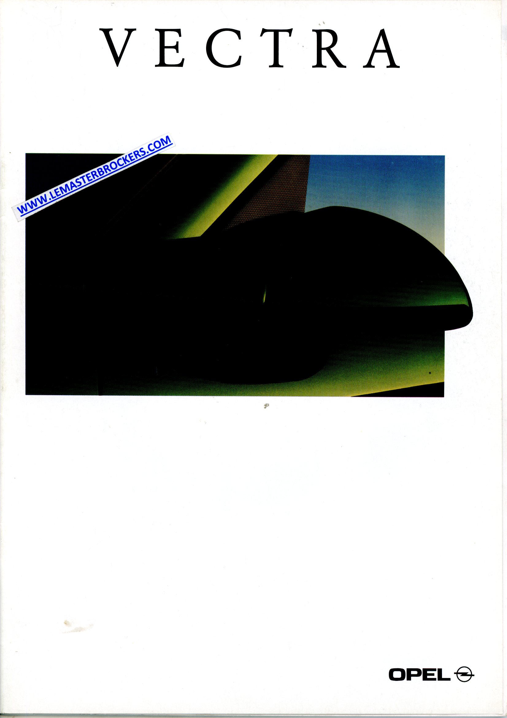 BROCHURE OPEL VECTRA GL CD CDX ANNEE MODELE 1996