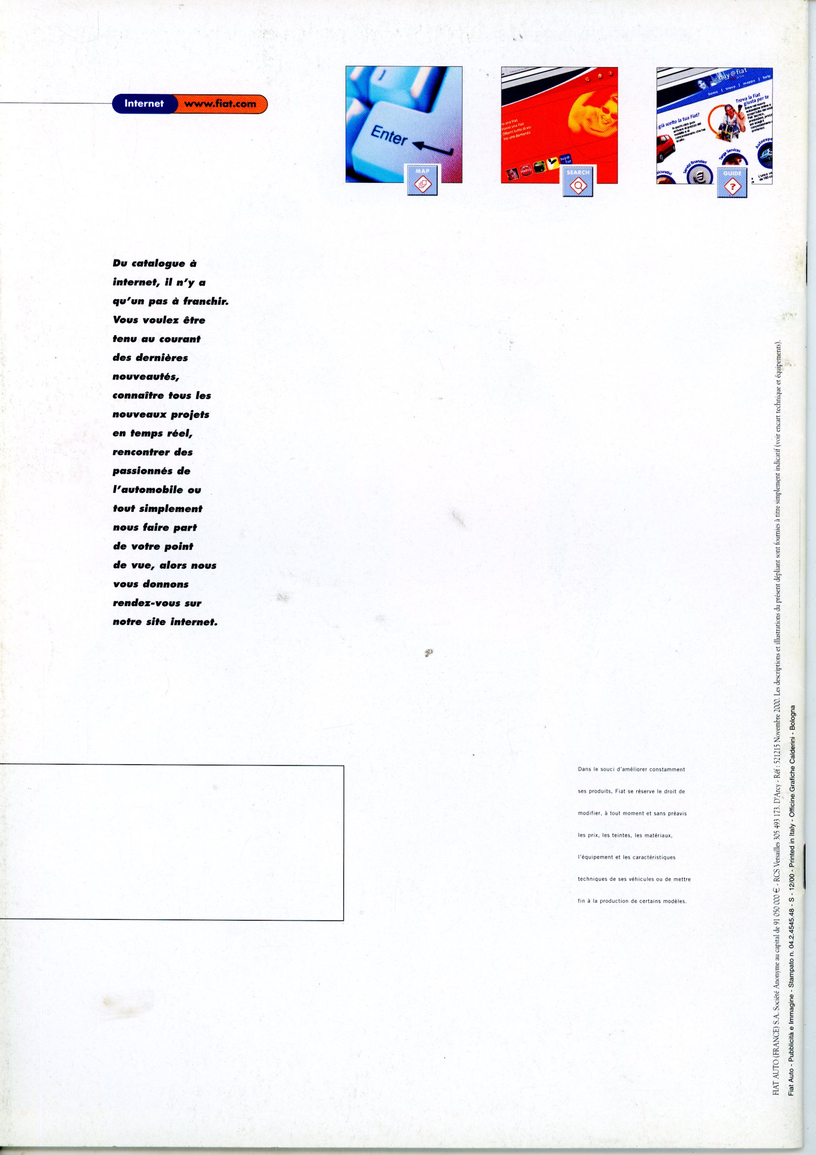 archive documentation FIAT SEICENTO S SX SPORTING ABARTH edition 2000
