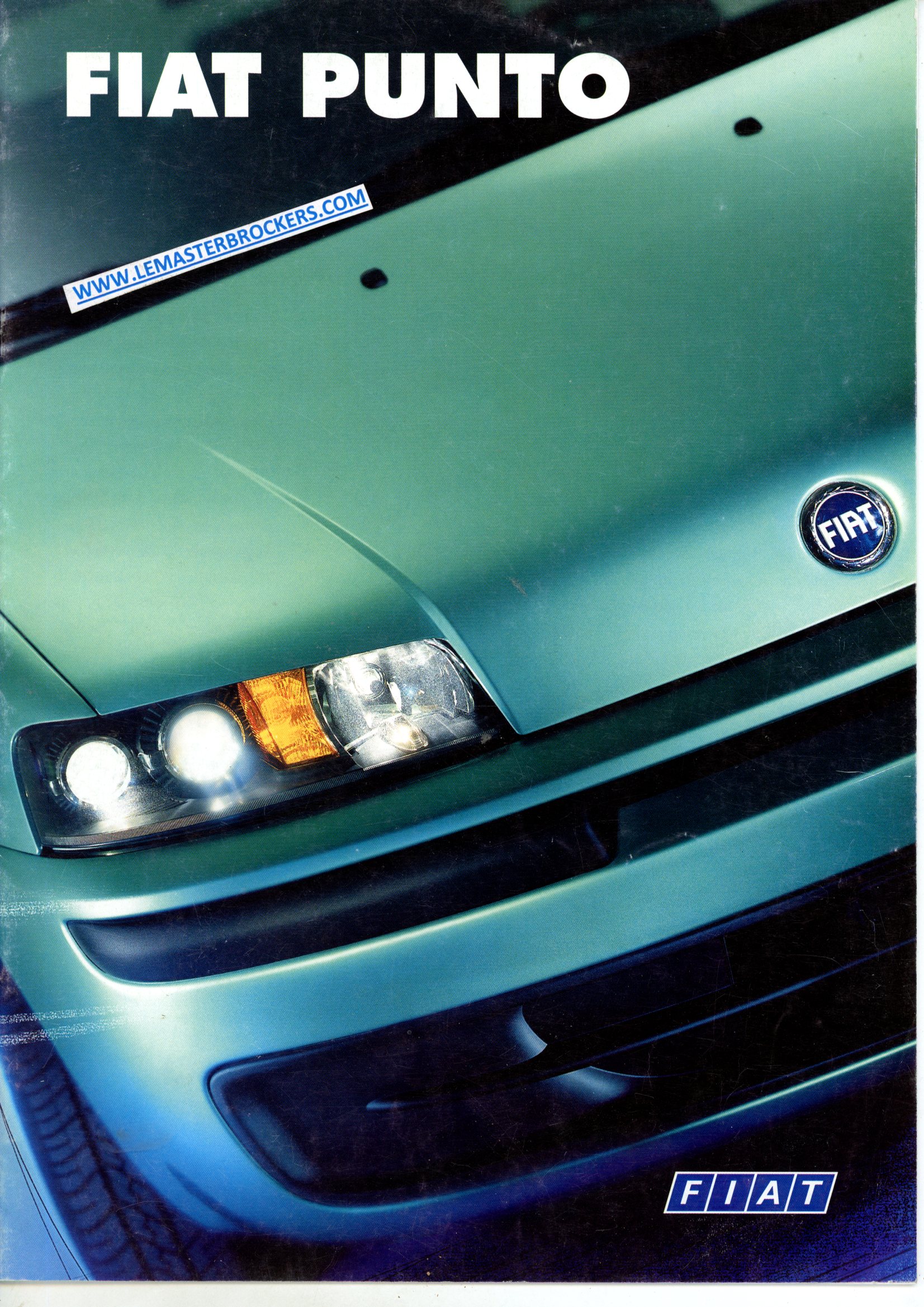 brochure FIAT PUNTO 60 80 130 16V D60 JTD80 SPORTING HGT 1999