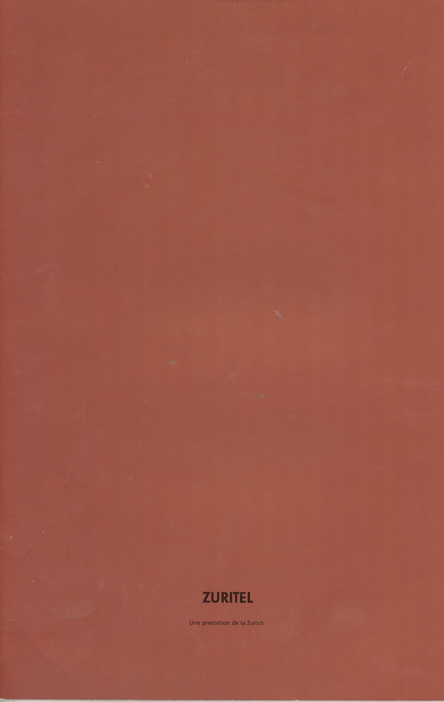 BROCHURE ASSURANCE POUR LA SMART DE 1990 ENVIRON