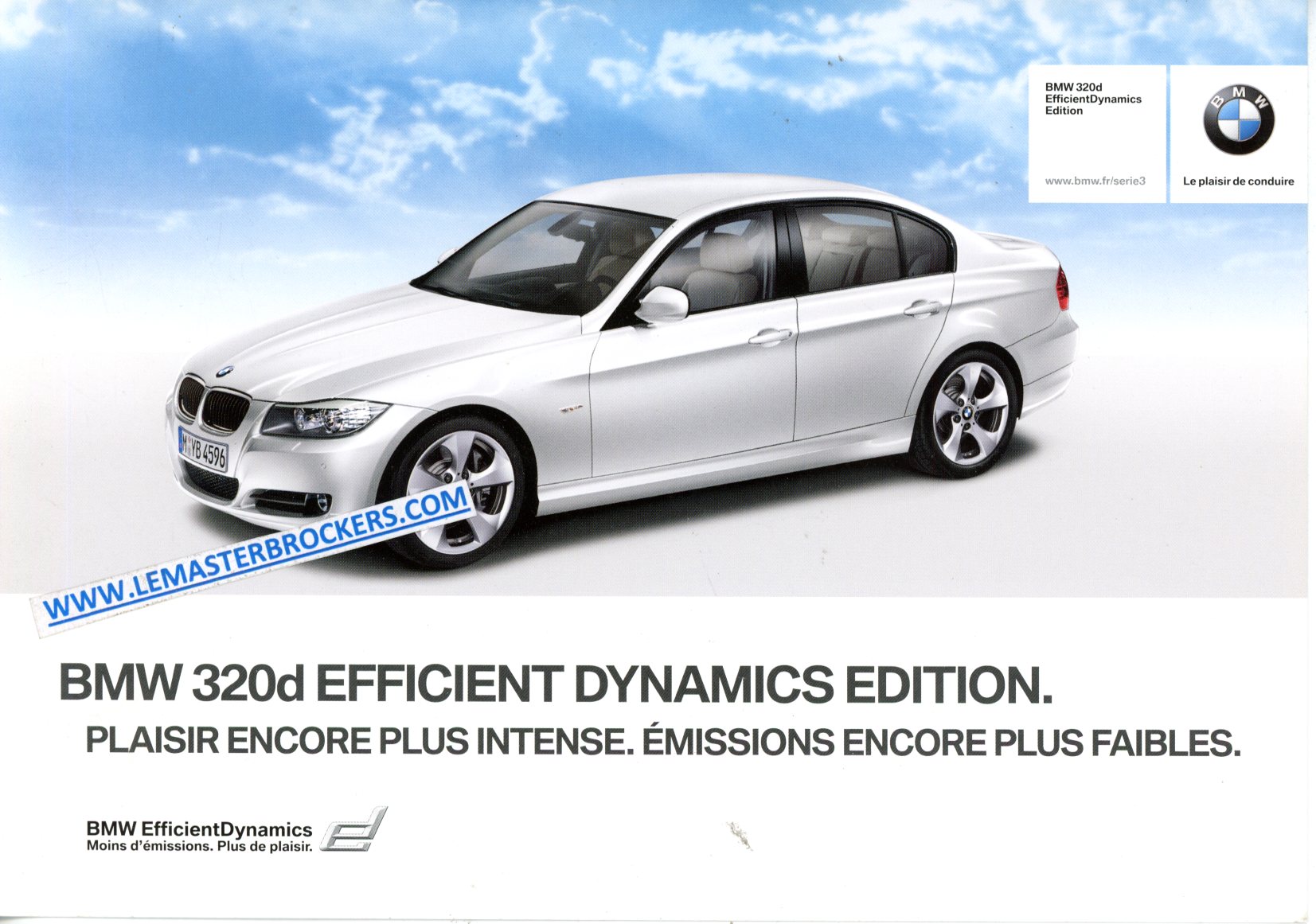 FICHE BMW 320d EFFICIENT DYNAMICS EDITION