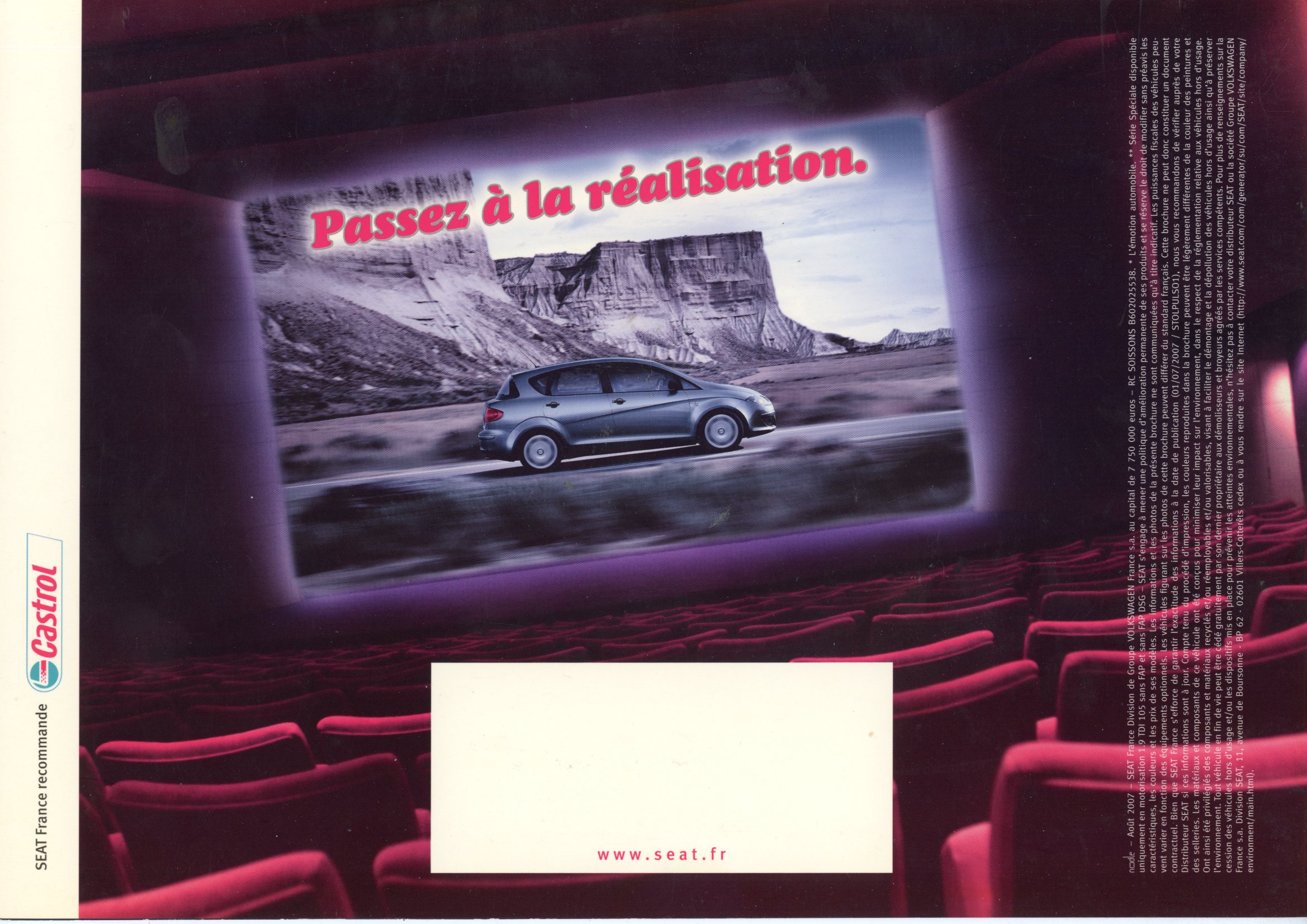 SEAT TOLEDO 1.9 TDI 105 PULSION LA SERIE CULTE - EDITION 2007
