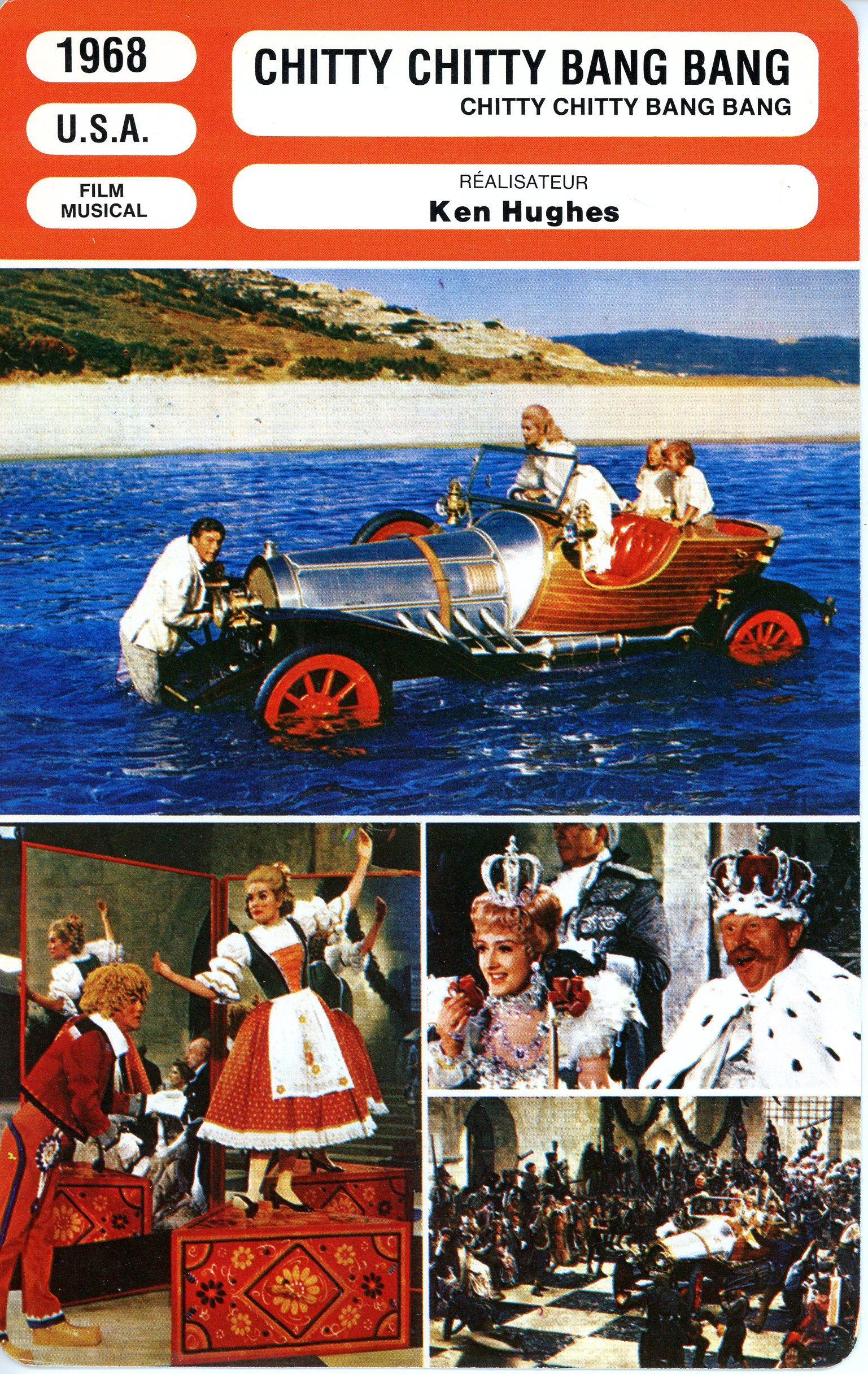 CHITTY CHITTY BANG BANG - KEN HUGHES - FICHE MONSIEUR CINÉMA 1968-LEMASTERBROCKERS