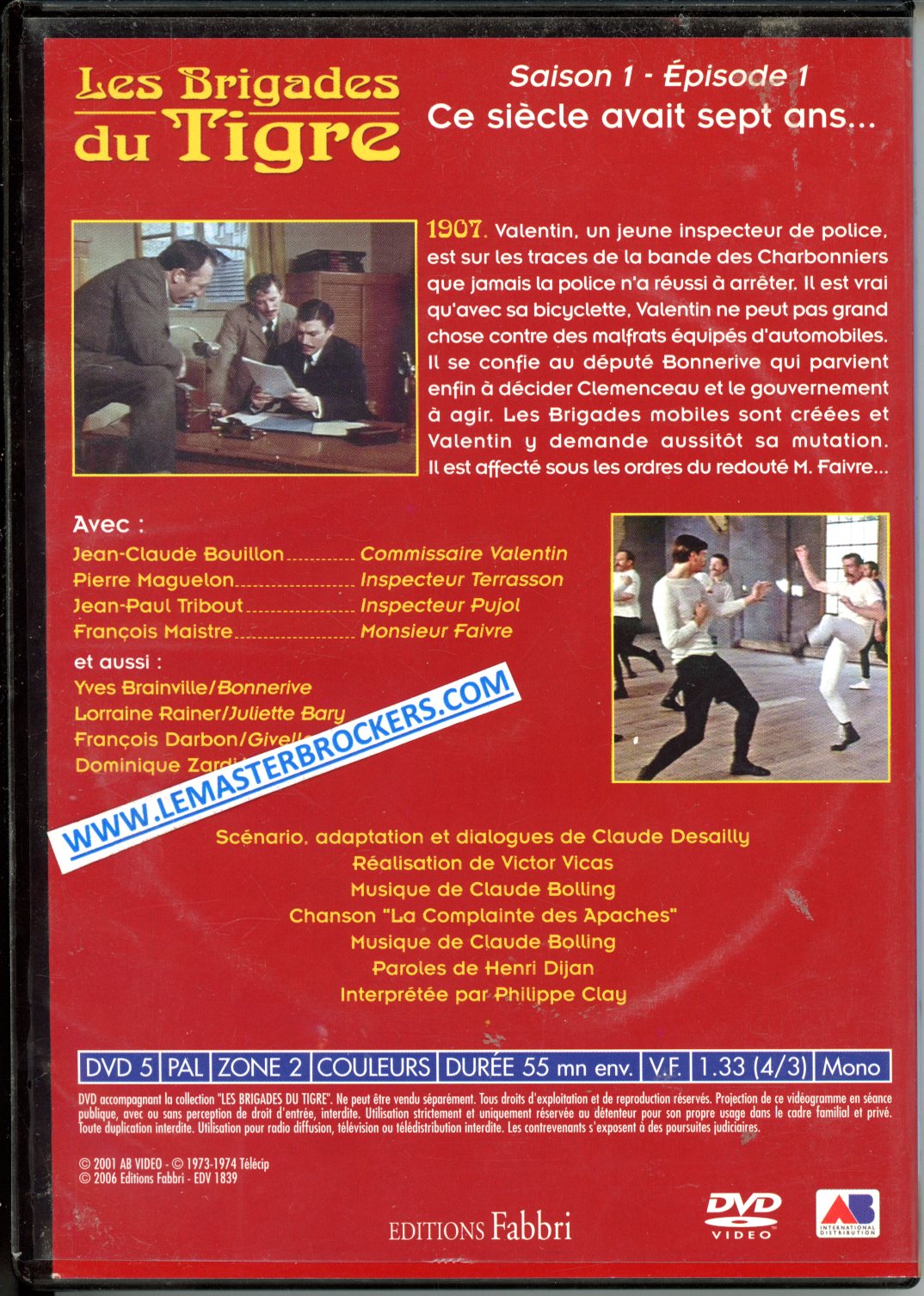 dvd LES BRIGADES DU TIGRE - SAISON 1 - EPISODE 1