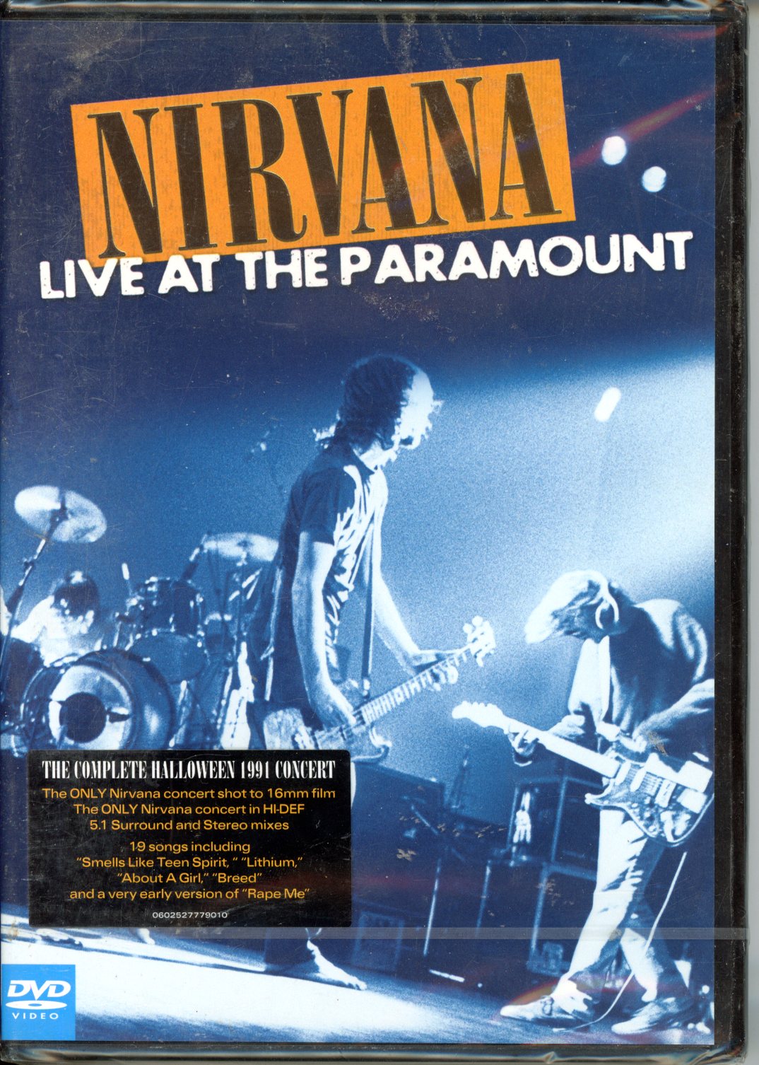 NIRVANA LIVE AT THE PARMOUNT - DVD NEUF - 602527779010