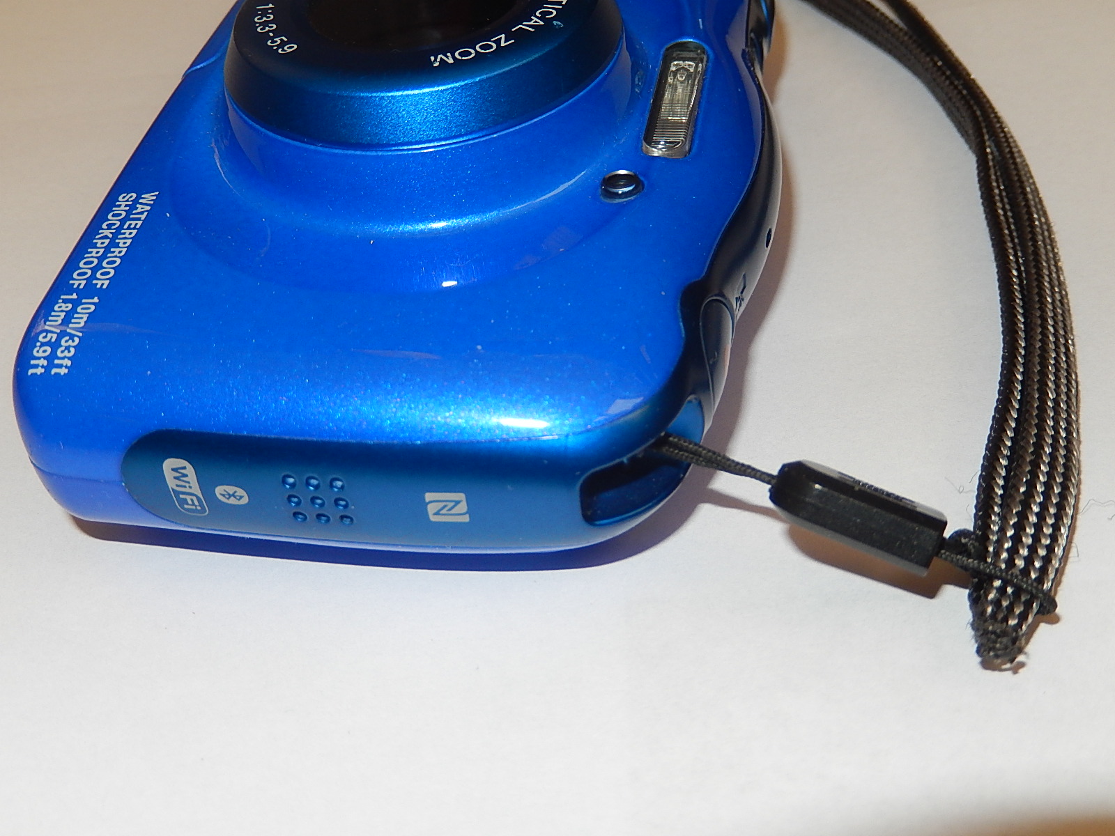 NIKON COOLPIX W100 BLEU APPAREIL PHOTO NUMERIQUE ETANCHE