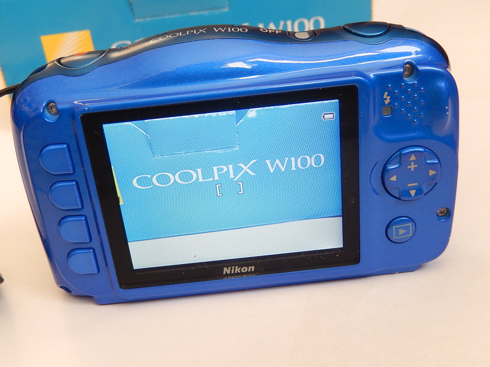 NIKON COOLPIX W100 BLEU APPAREIL PHOTO NUMERIQUE ETANCHE