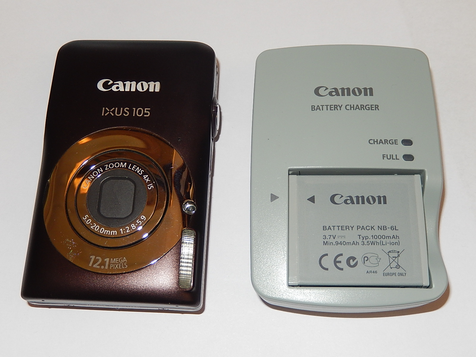 CANON IXUS 105 12.1MP 4X ZOOM