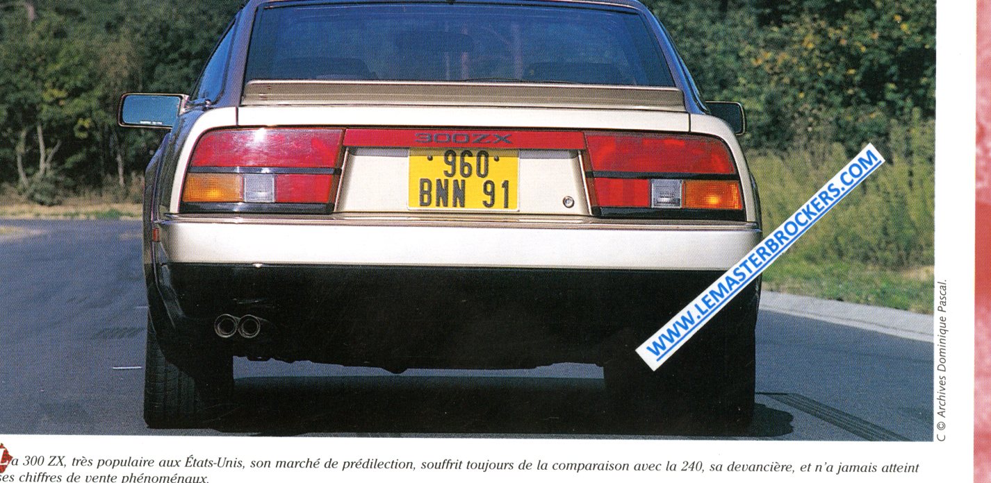 NISSAN 300 ZX FICHE AUTO