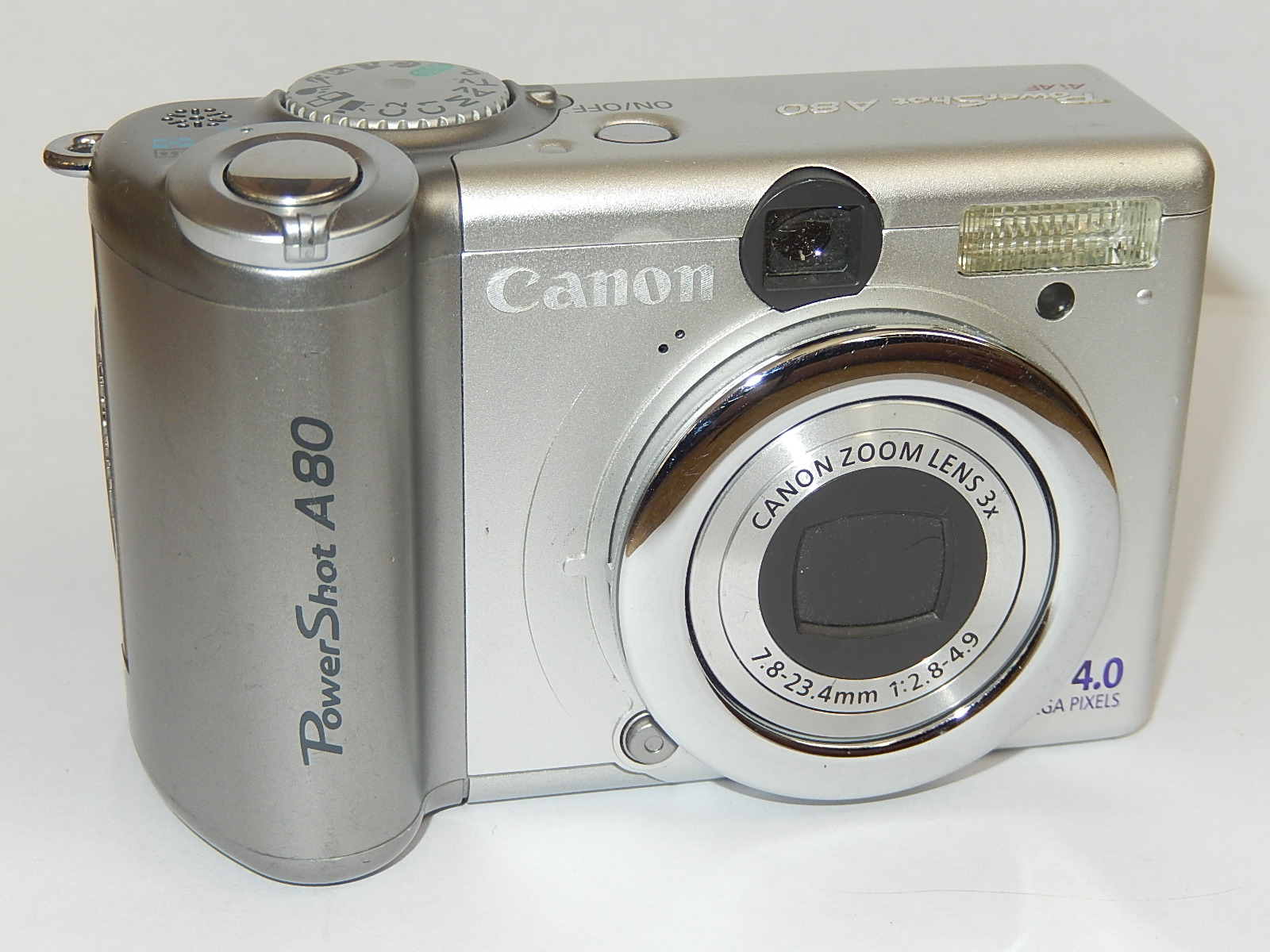 CANON POWERSHOT A80 - APPAREIL HORS-SERVICE