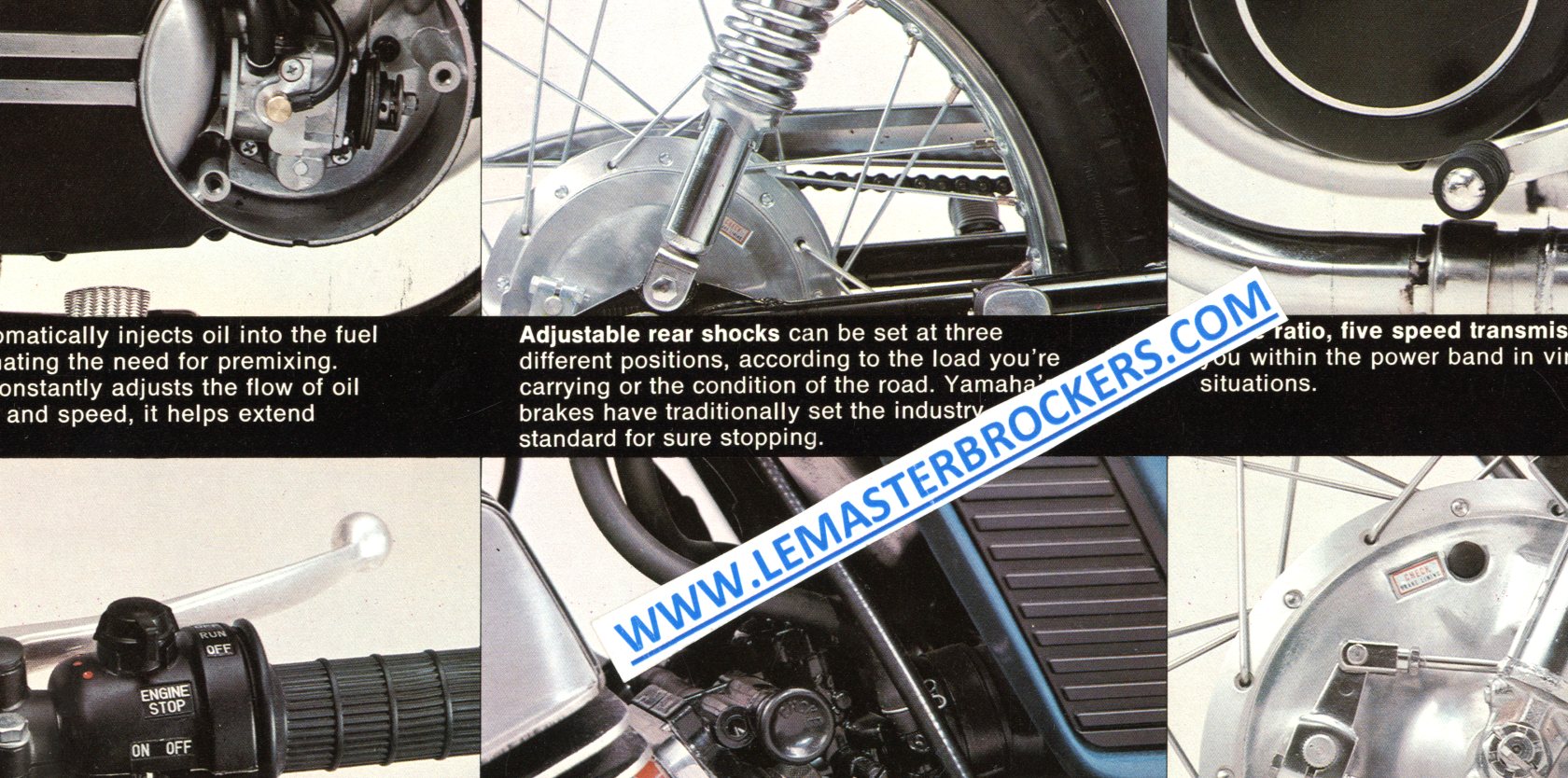 YAMAHA RD 200 - BROCHURE MOTO YAMAHA RD200