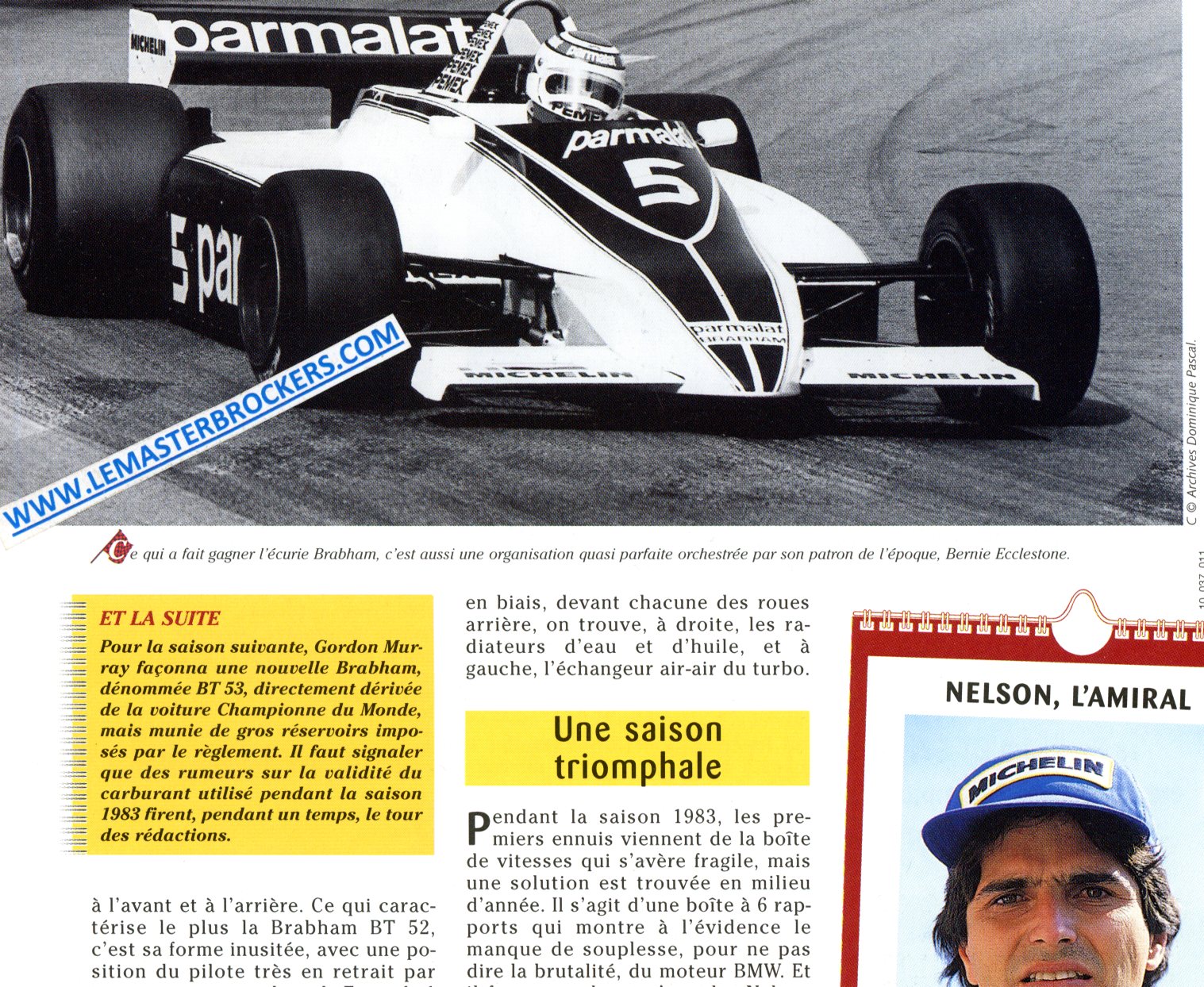 BRABHAM - PILOTE NELSON