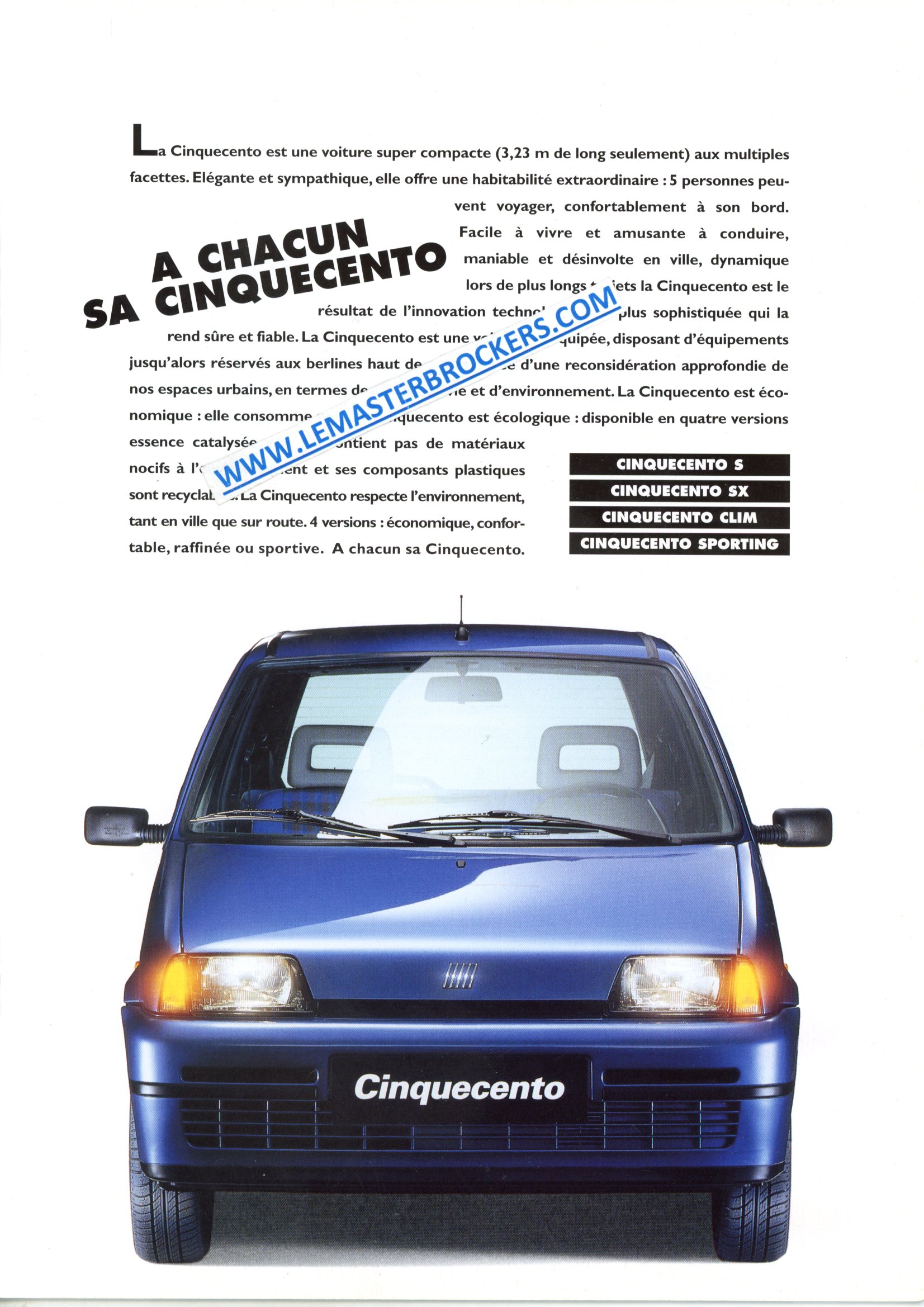 FIAT CINQUECENTO SPORTING S SX CLIM 1995