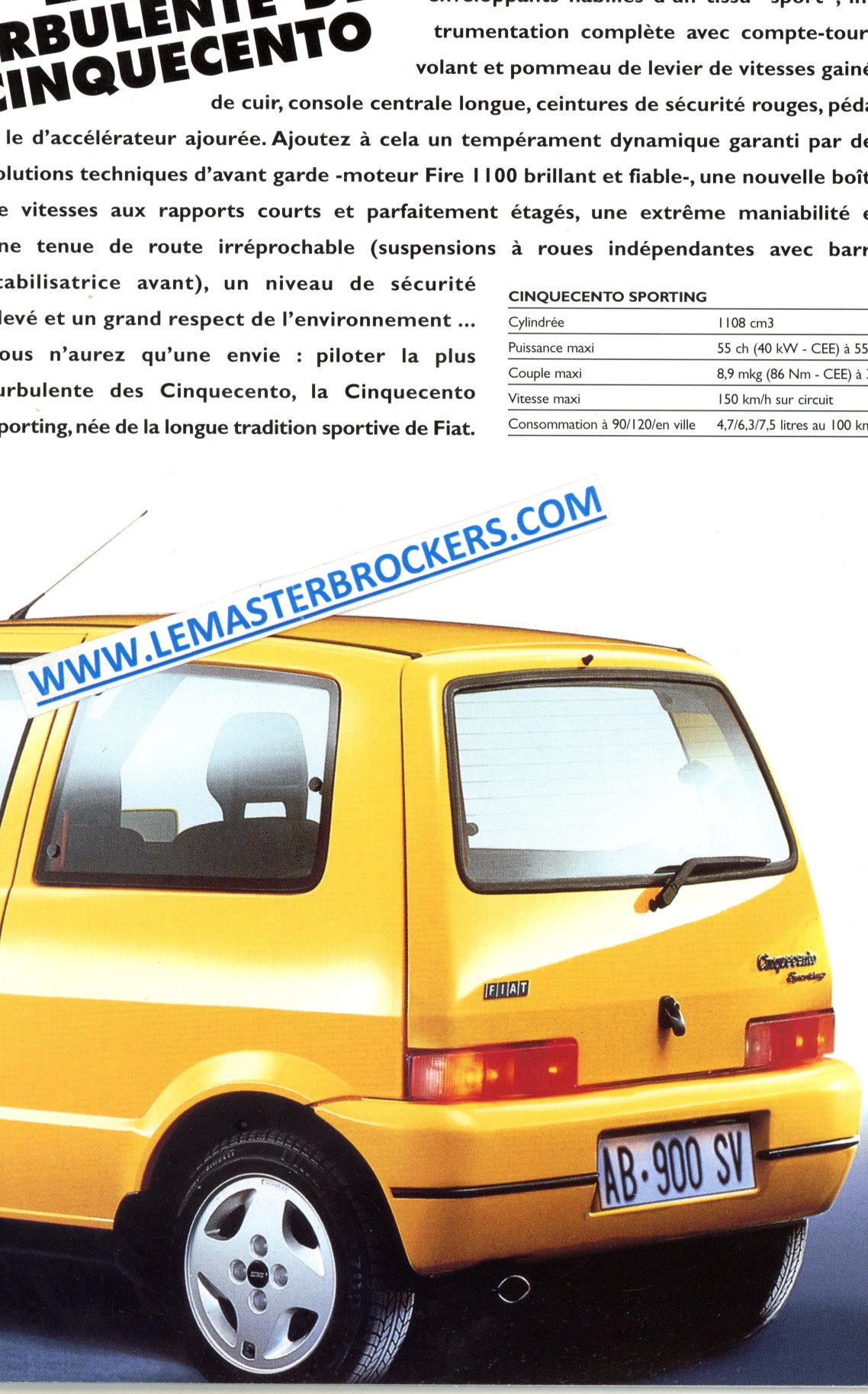 FIAT CINQUECENTO 1995