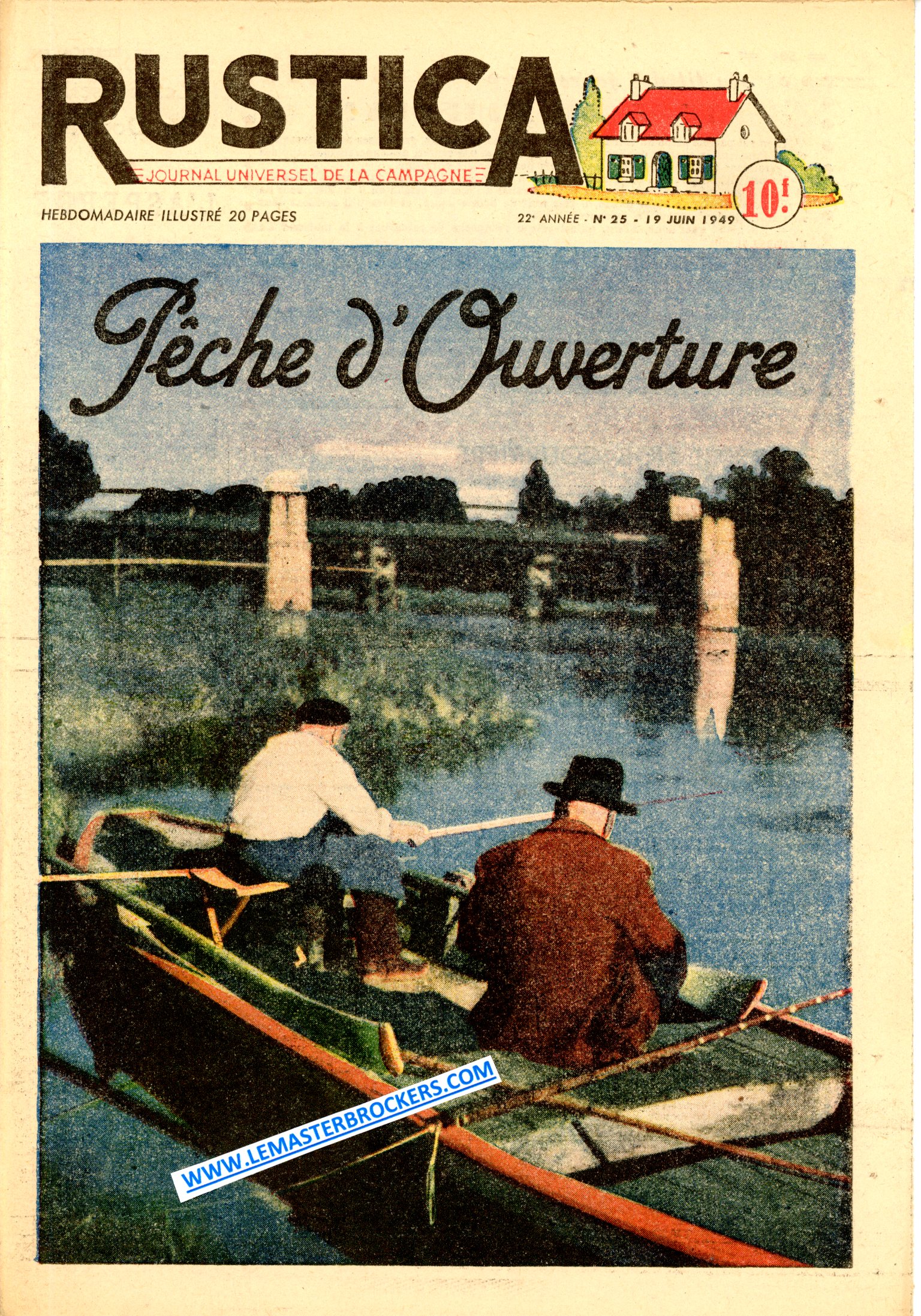 ANCIEN RUSTICA NUMERO 35 DU 19 JUIN 1949