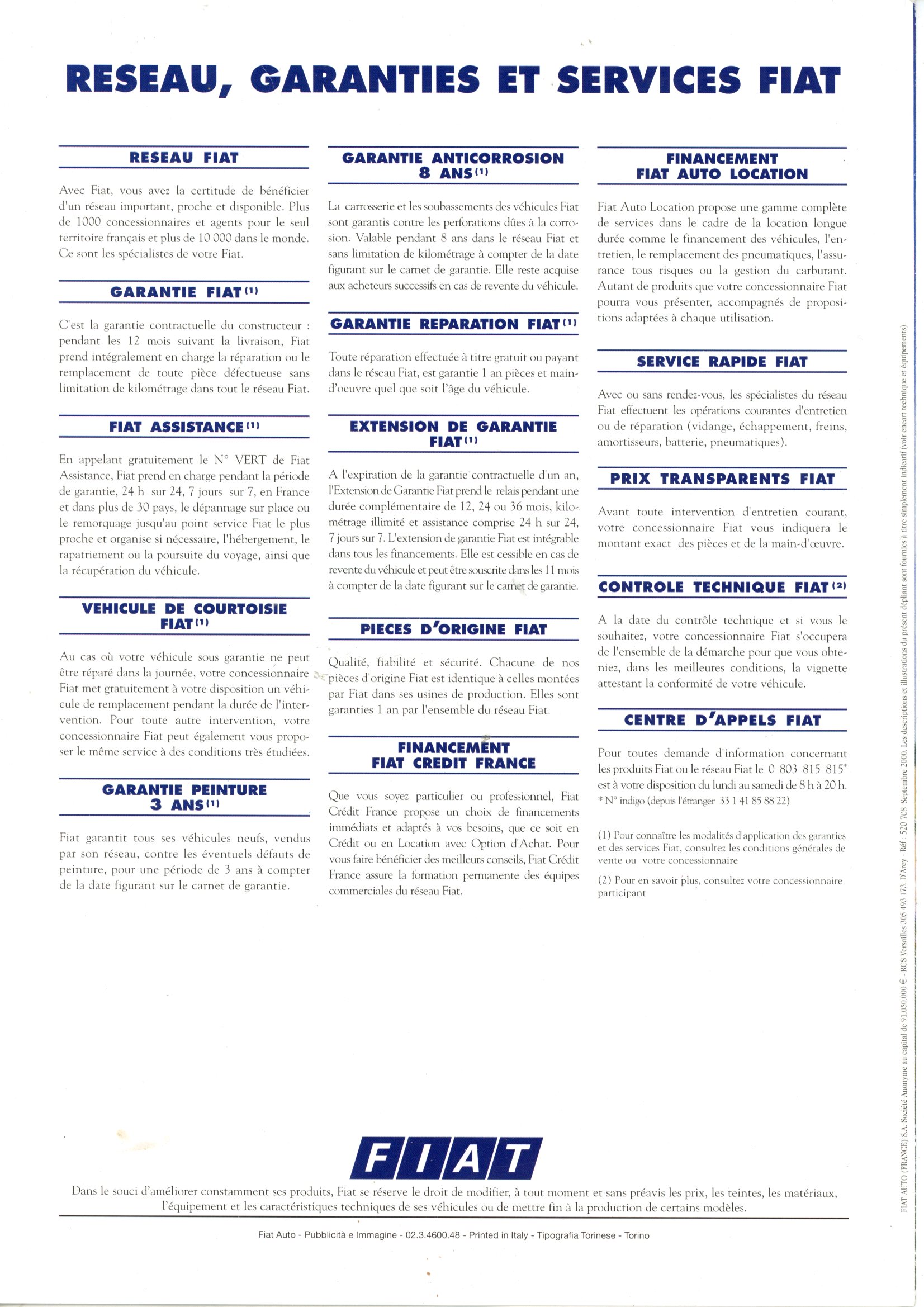catalog prospectus FIAT STRADA 75 TD 70