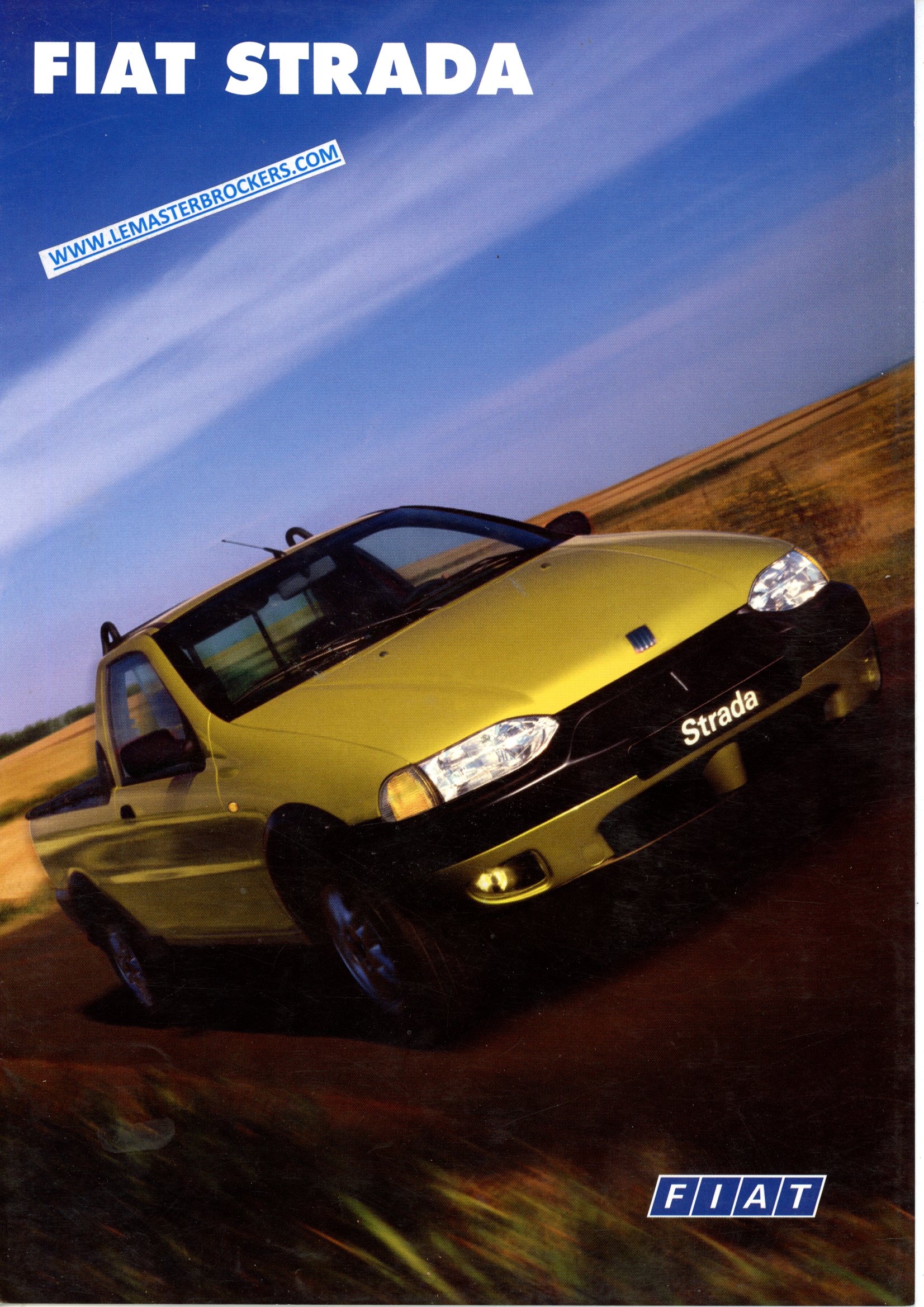 brochure prospekt FIAT STRADA 75 TD 70