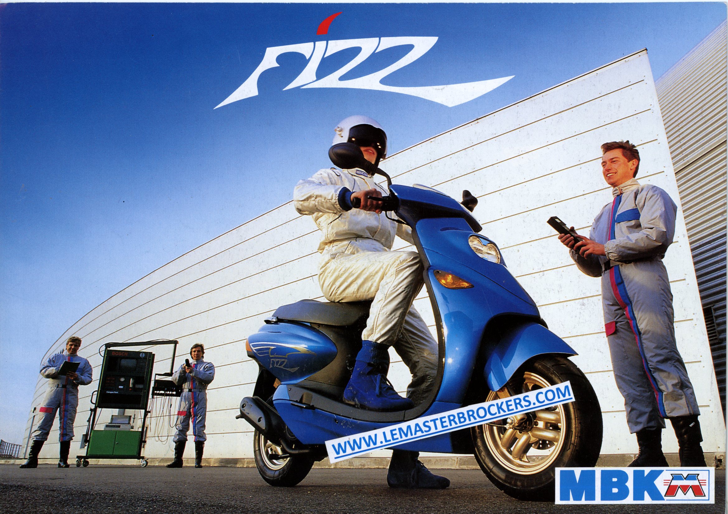 BROCHURE MBK FIZZ - SCOOTER EDITION EN ALLEMAND