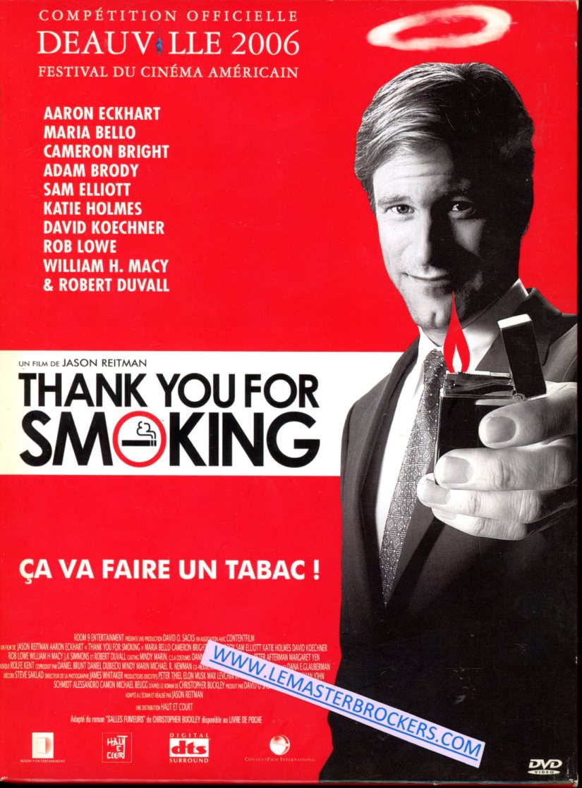 dvd THANK YOU FOR SMOKING