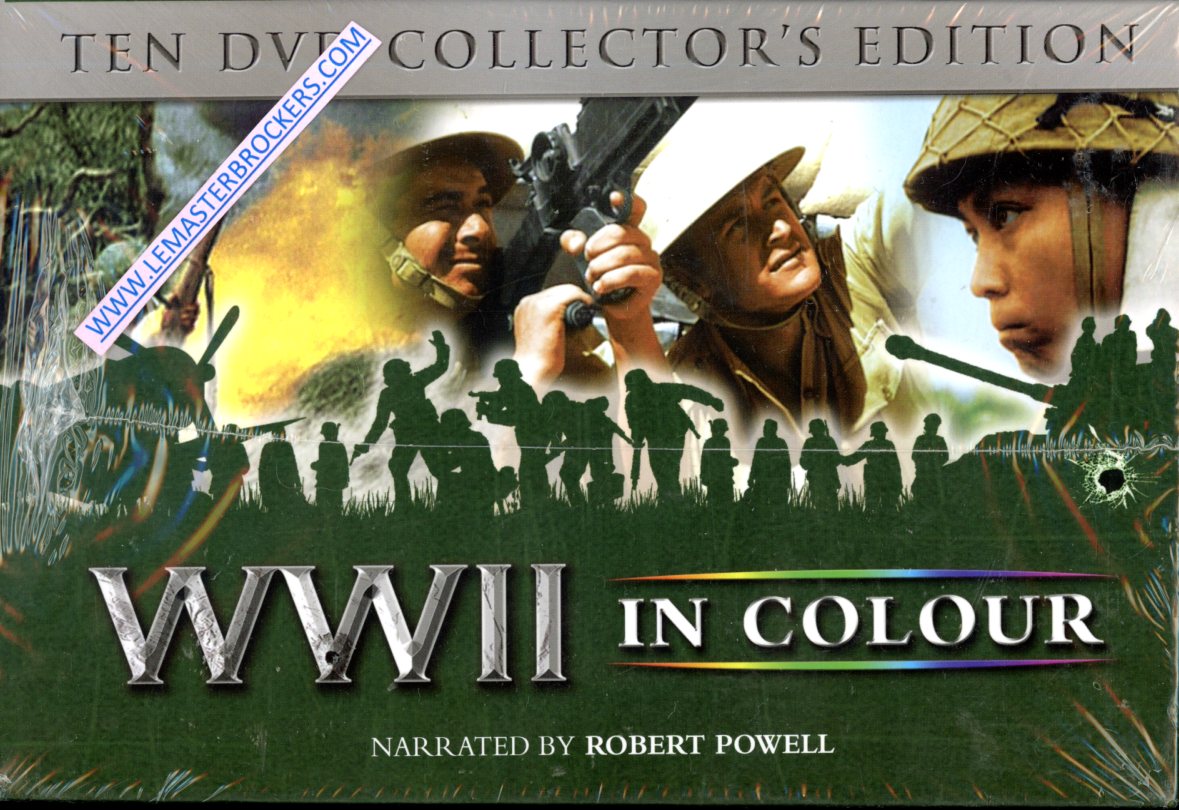 WWII IN COLOUR COFFRET DVD IMPORT