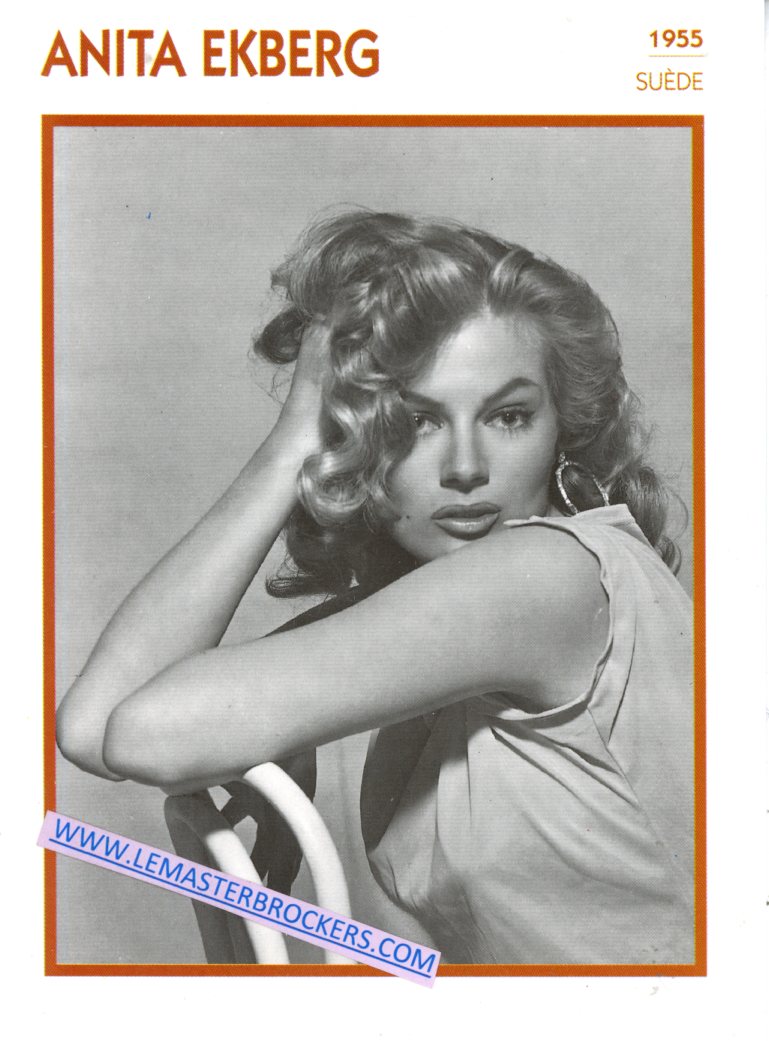 FICHE CINEMA ANITA EKBERG - 1955
