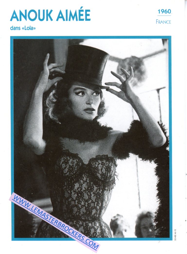FICHE ANOUK AIMEE DANS LOLA - 1960