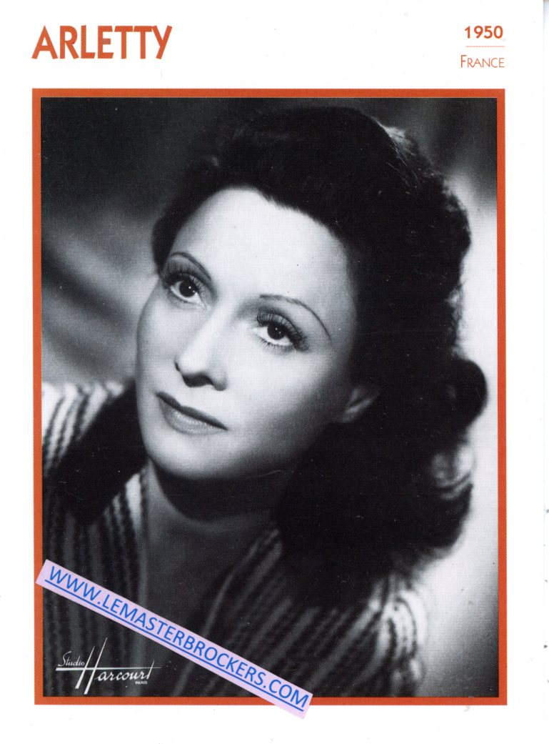 FICHE ARLETTY - 1950