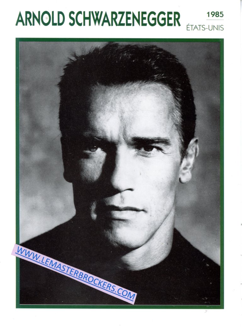 FICHE ARNOLD SCHWARZENEGGER - 1985