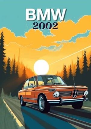 TOILE bmw 2002  youngtimer