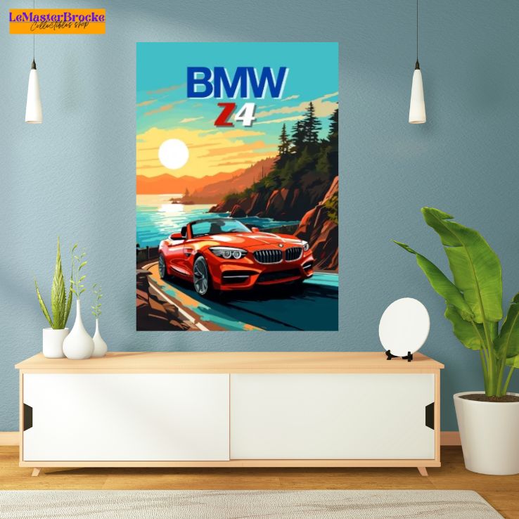 BMW Z4 ROADSTER - IMPRESSION SUR TOILE